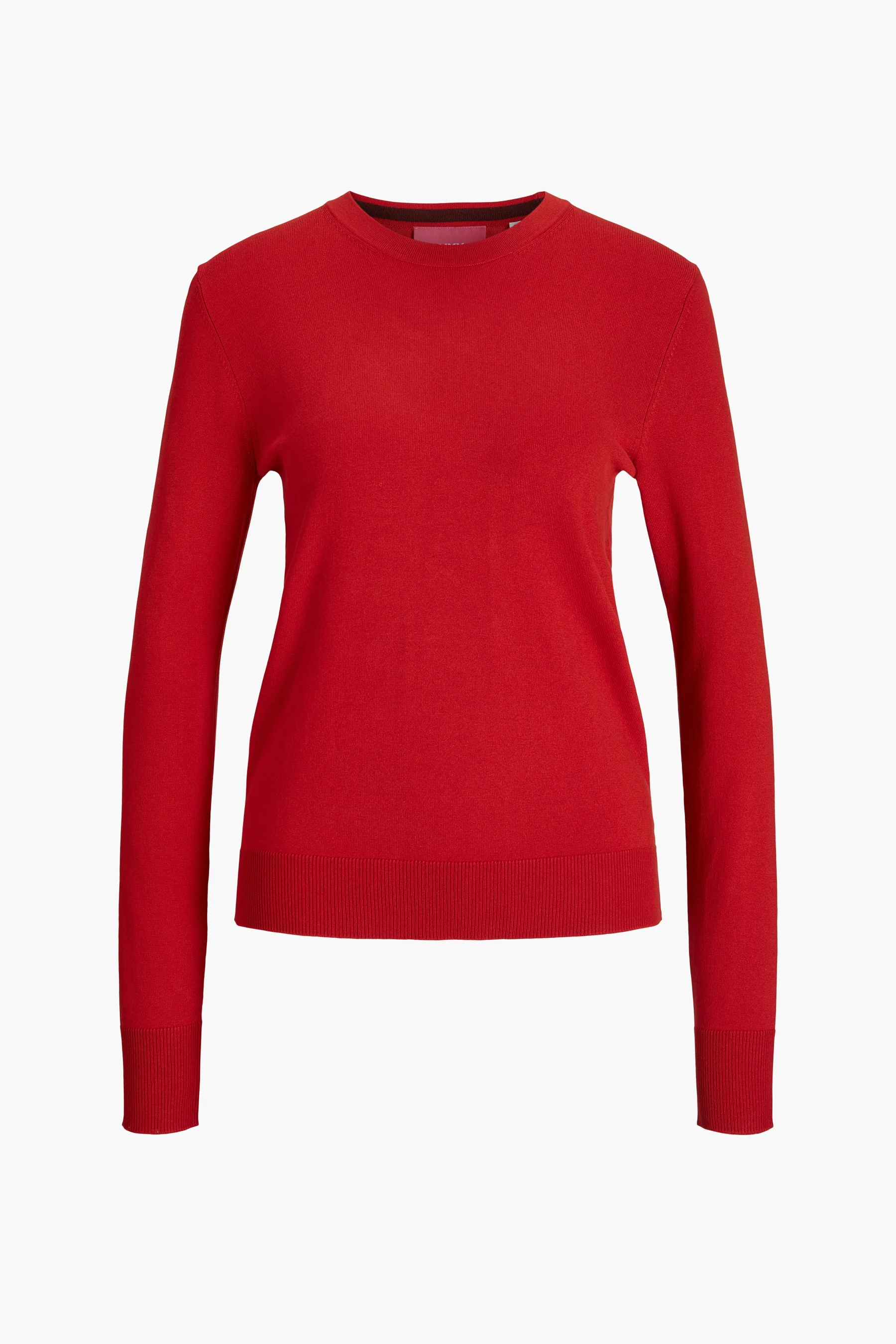 Pull met ronde hals - rood - Image 10