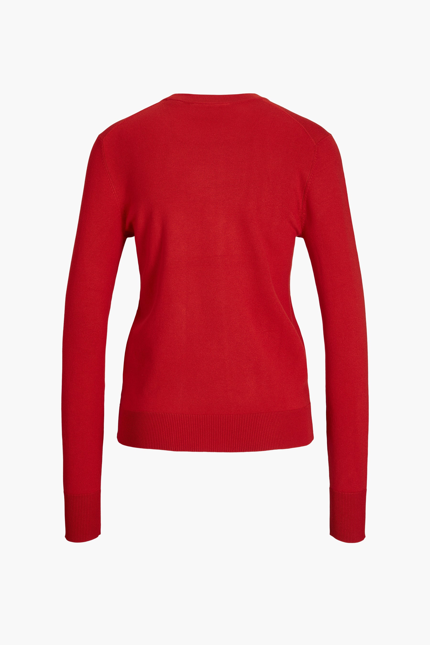 Pull met ronde hals - rood - Image 11