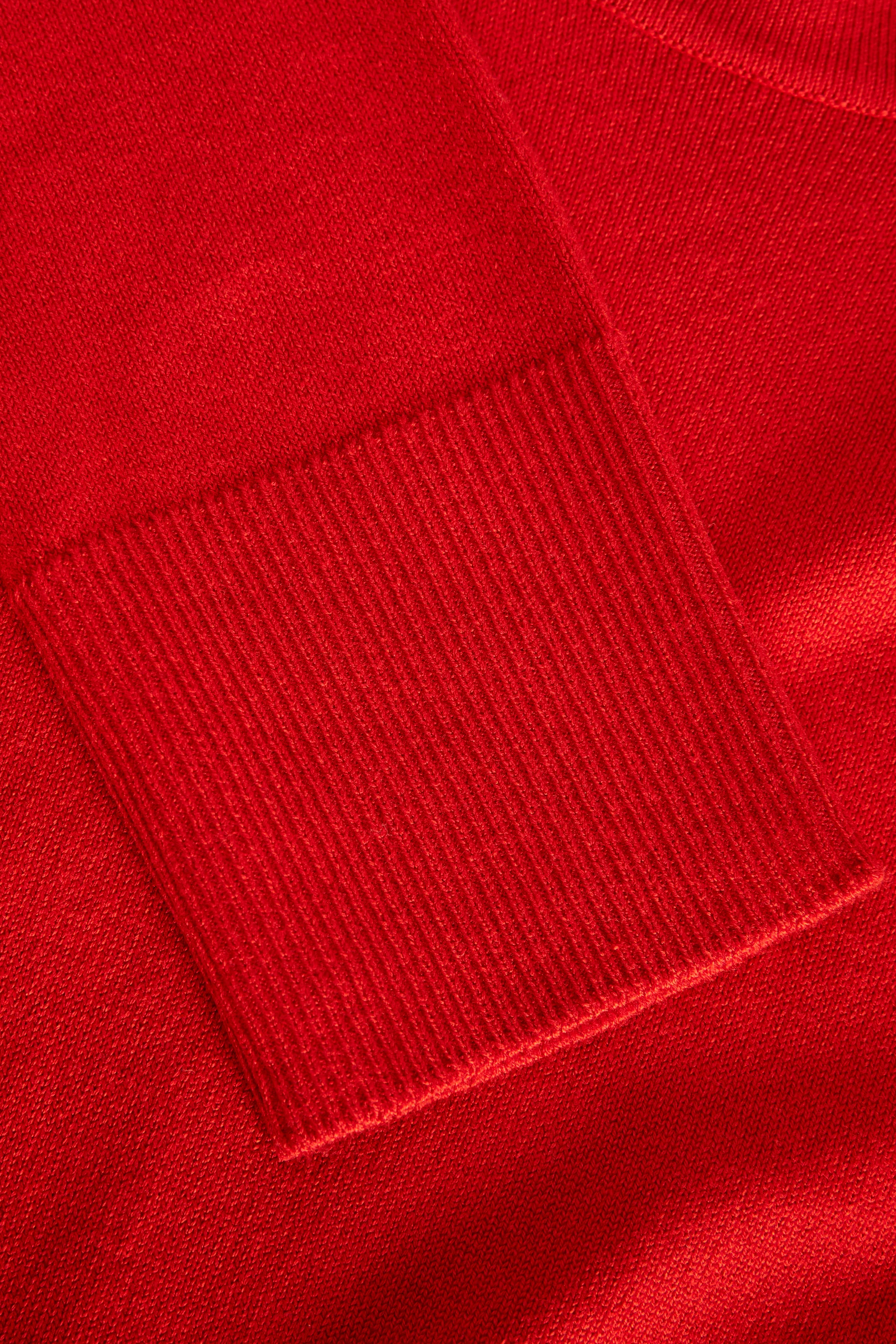Pull met ronde hals - rood - Image 7