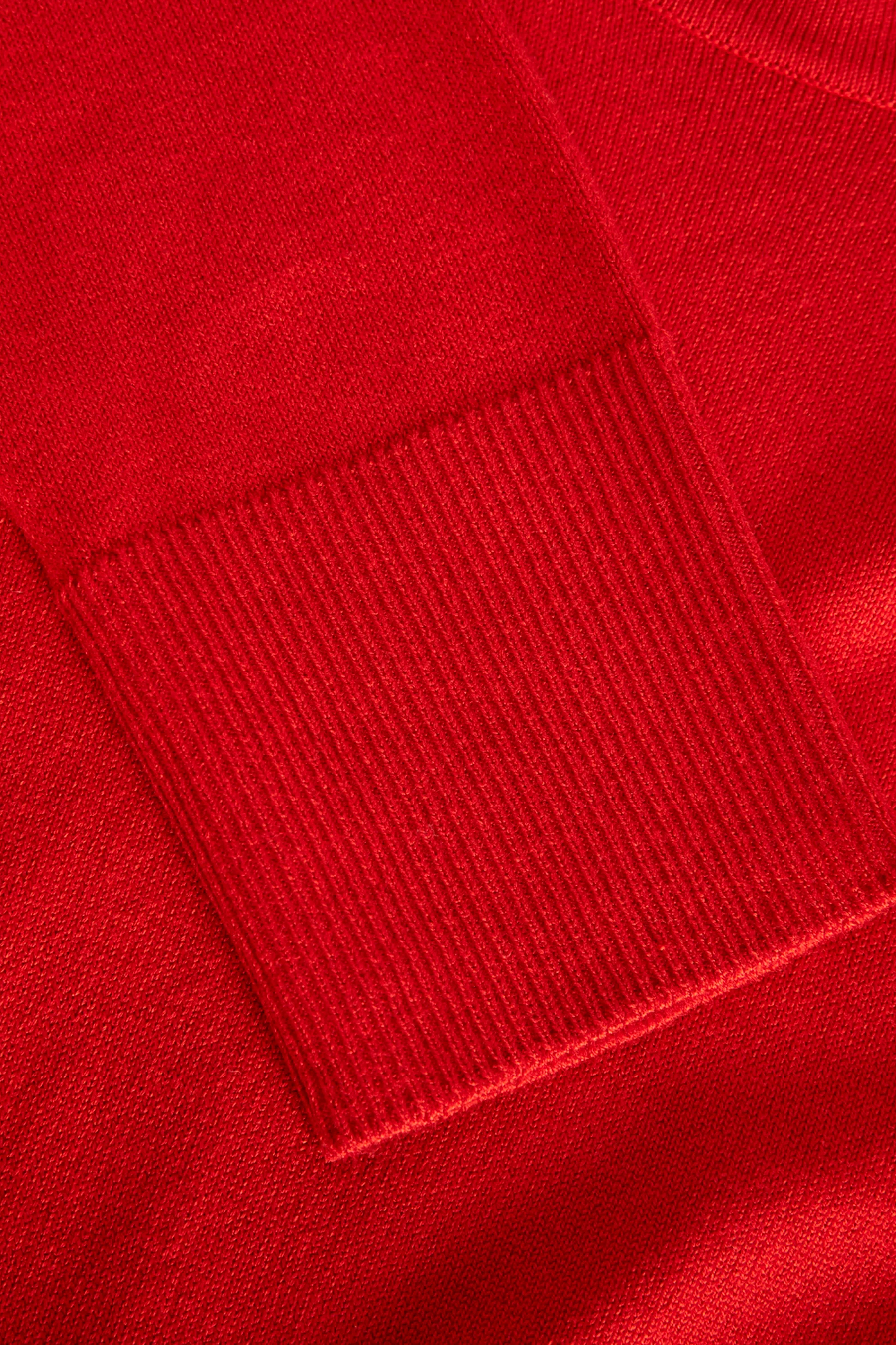 Pull met ronde hals - rood - Image 8