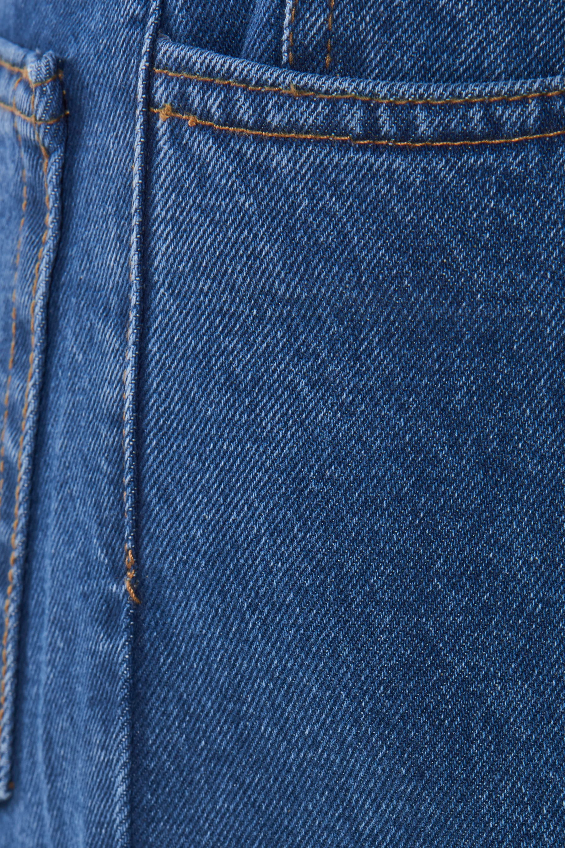 Wide jeans - mid blue denim - Image 6