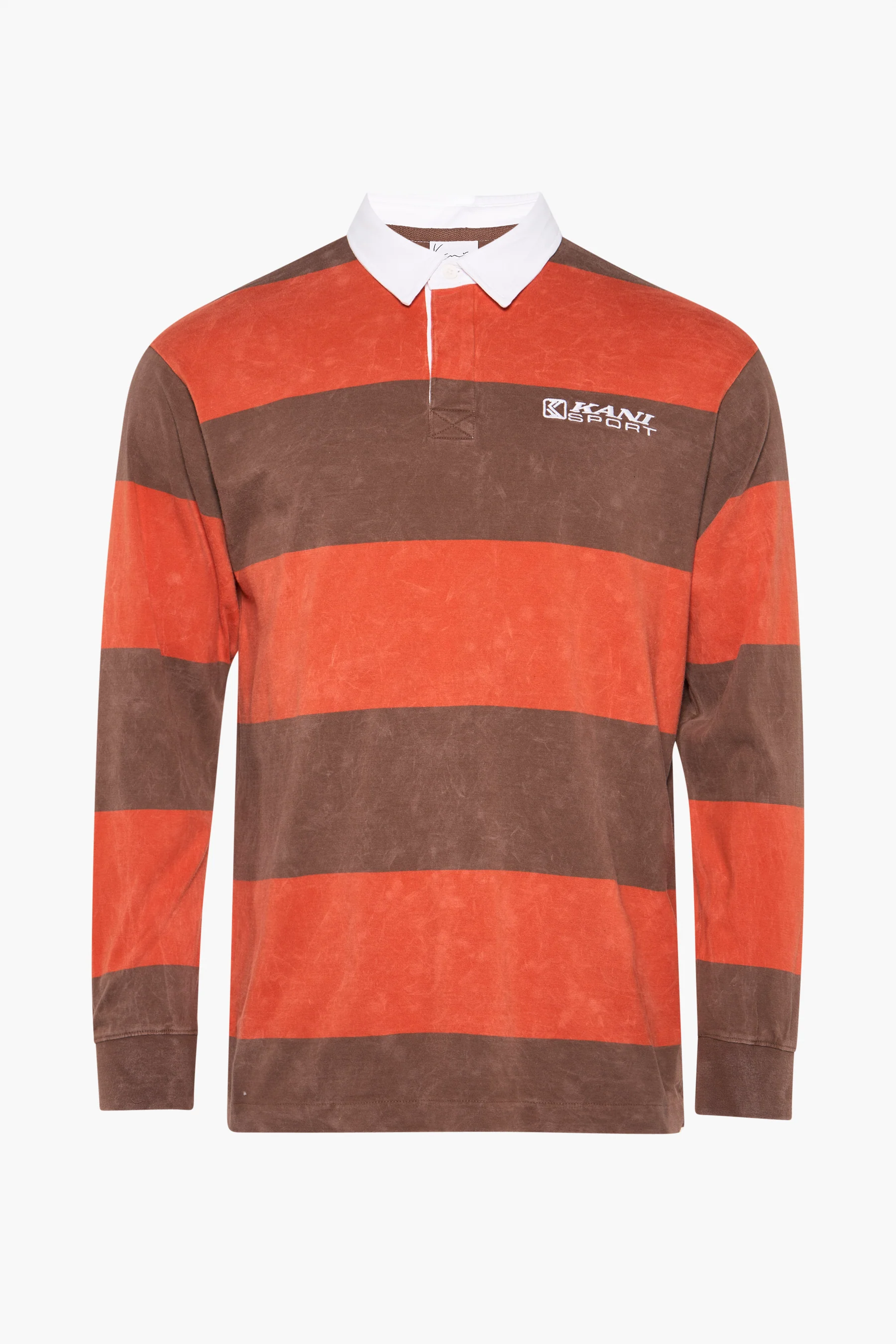 Polo met lange mouwen - rood