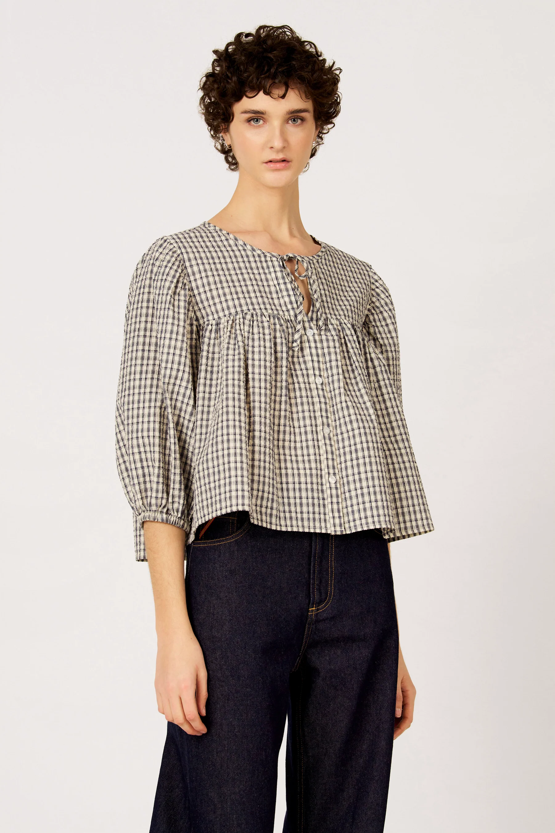 Blouse - blauw
