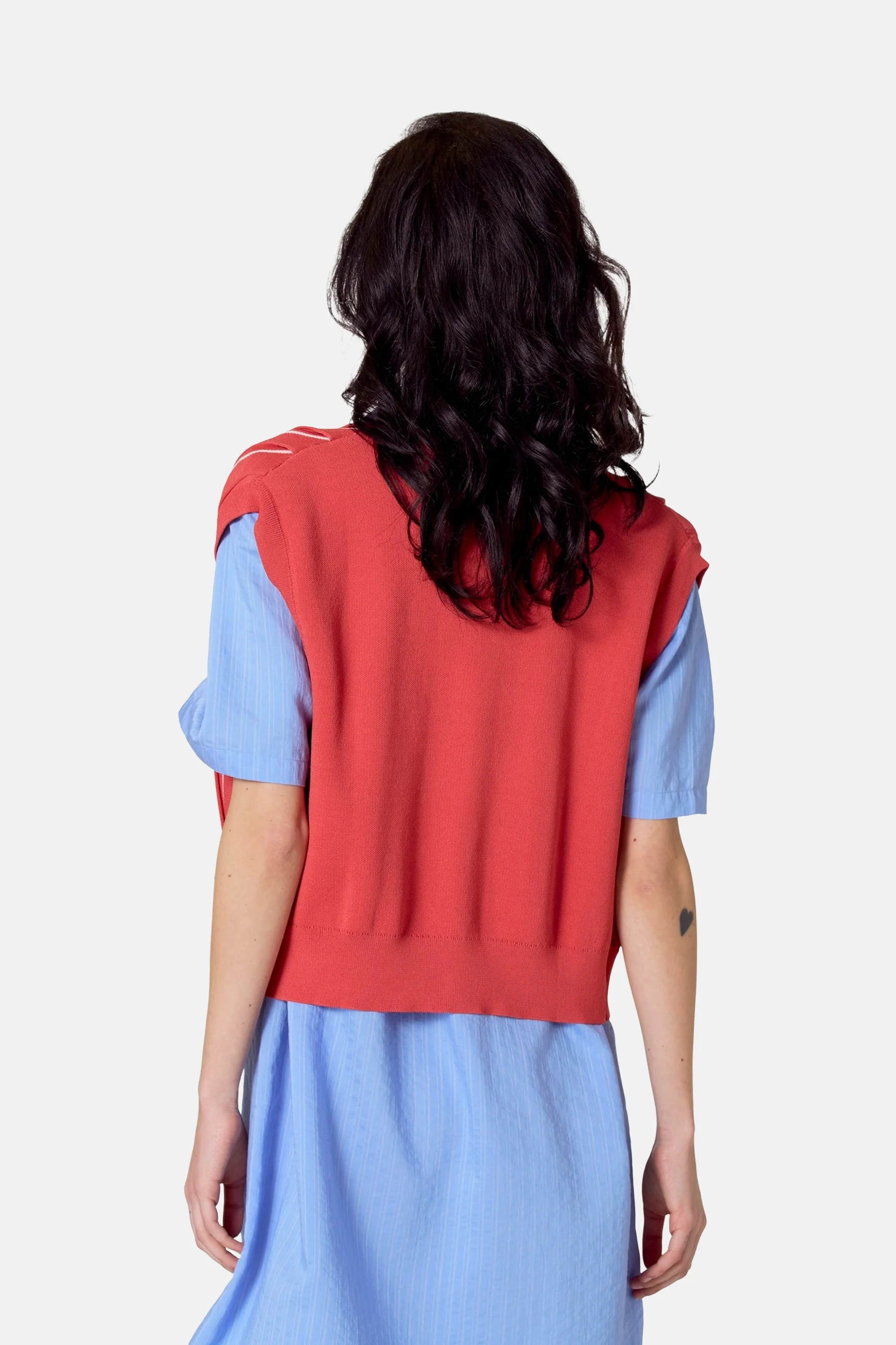 Gilet - rood - Image 3