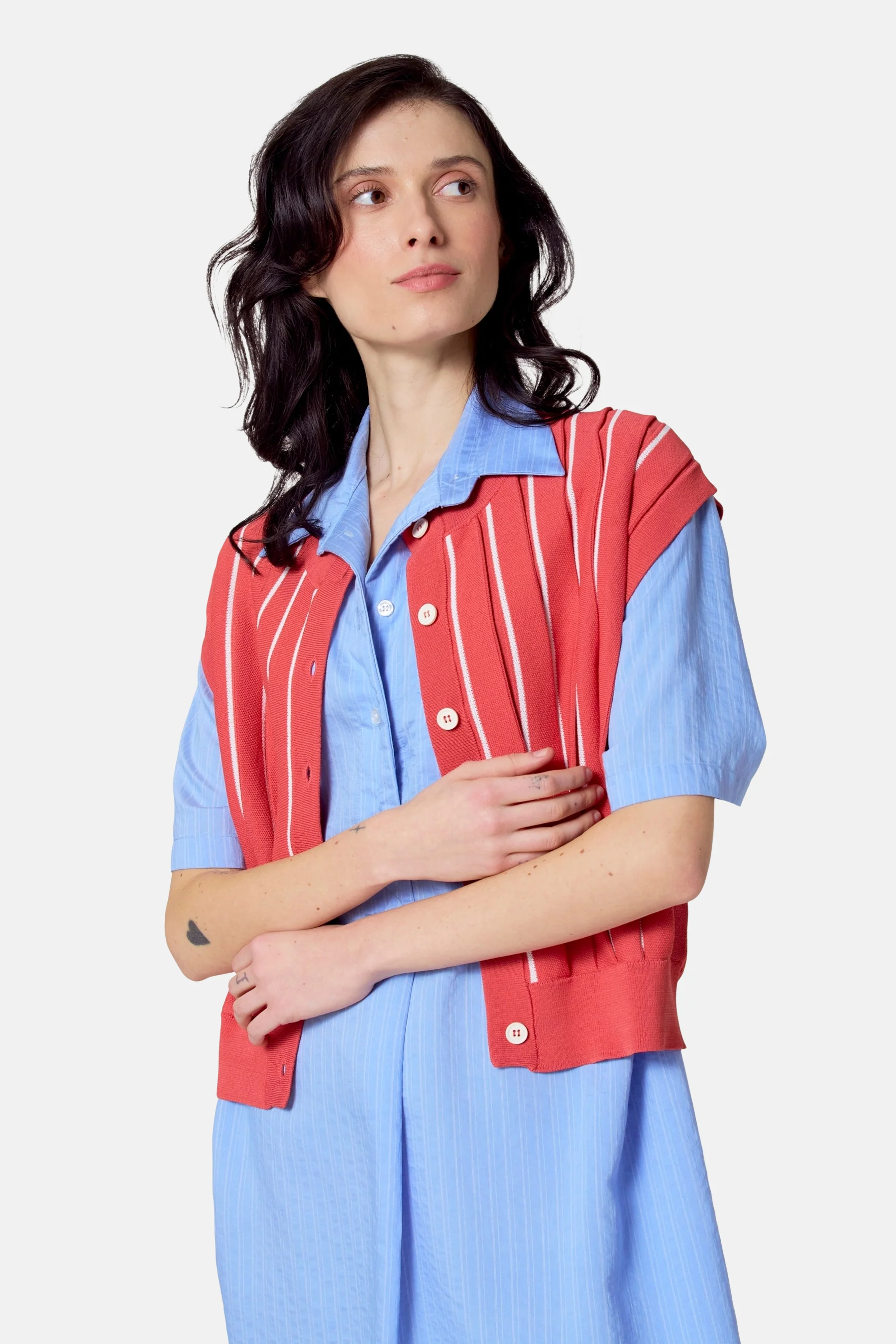 Gilet - rood - Image 4