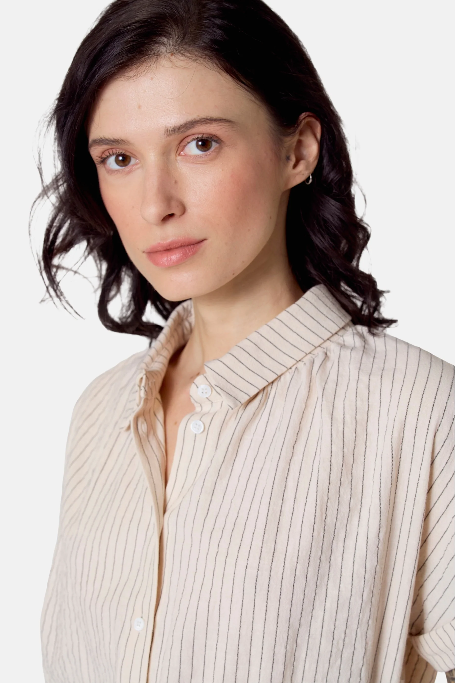 Hemd met korte mouwen - beige - Image 5