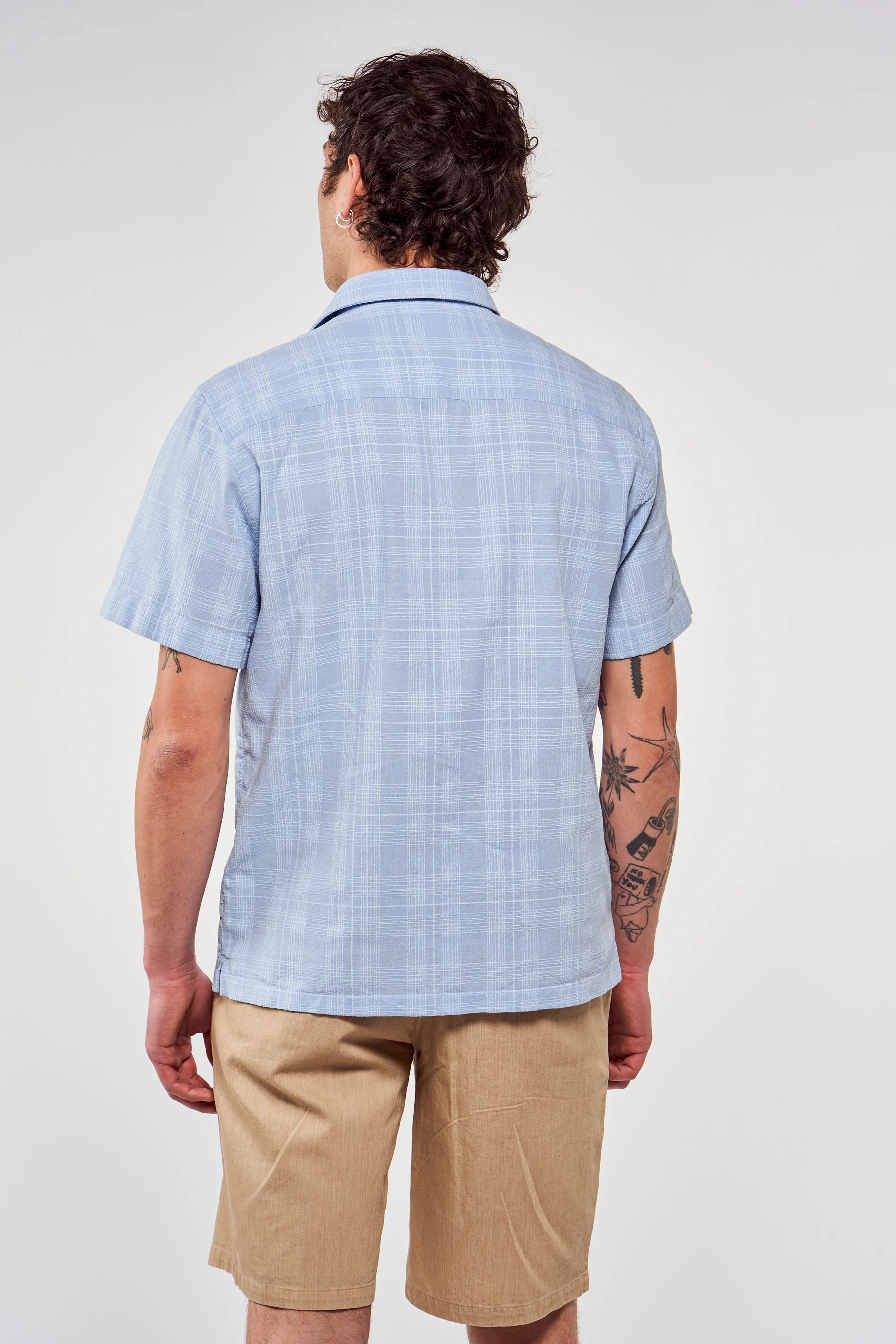 Hemd met korte mouwen - blauw - Image 3