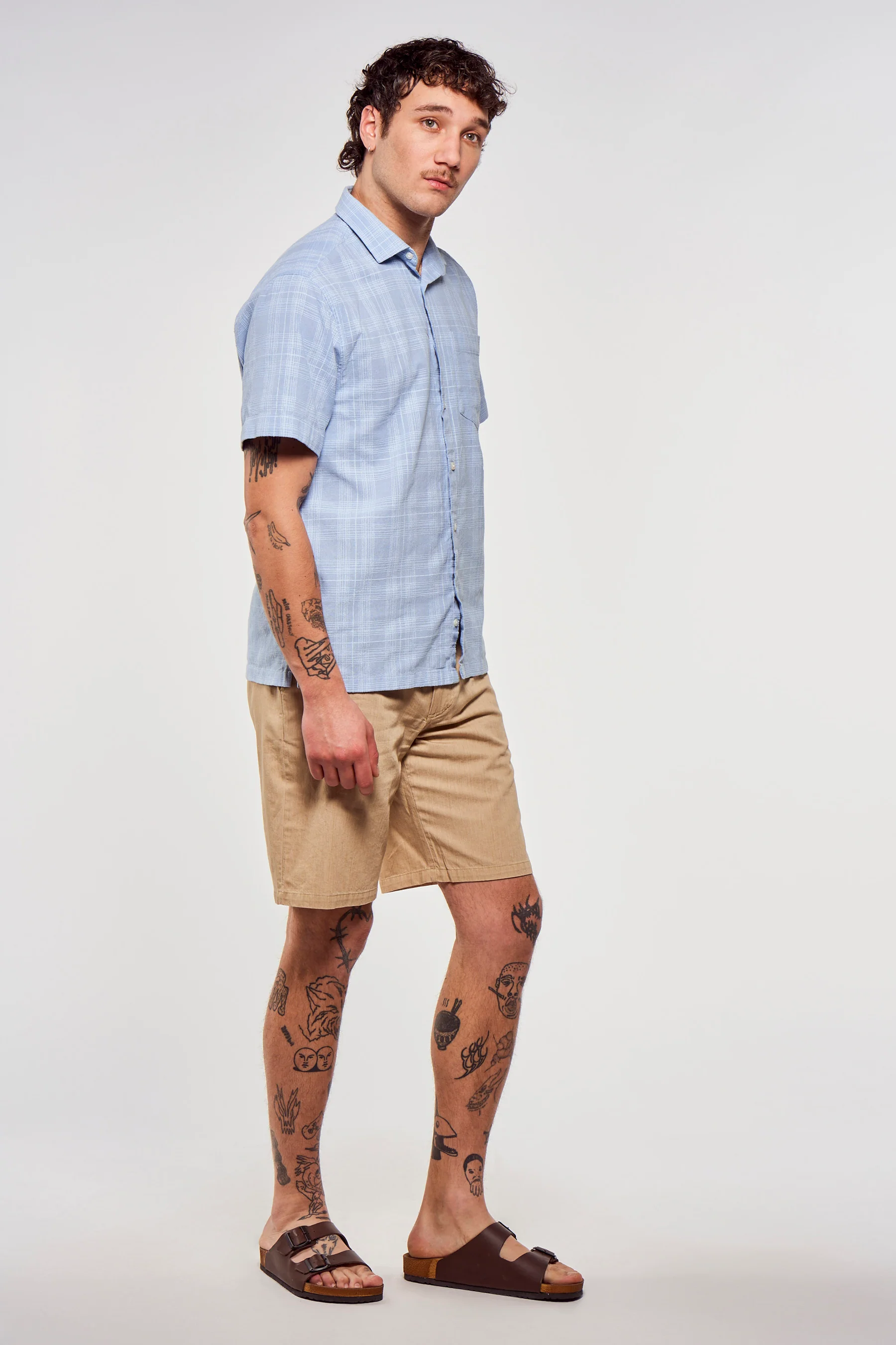 Hemd met korte mouwen - blauw - Image 4