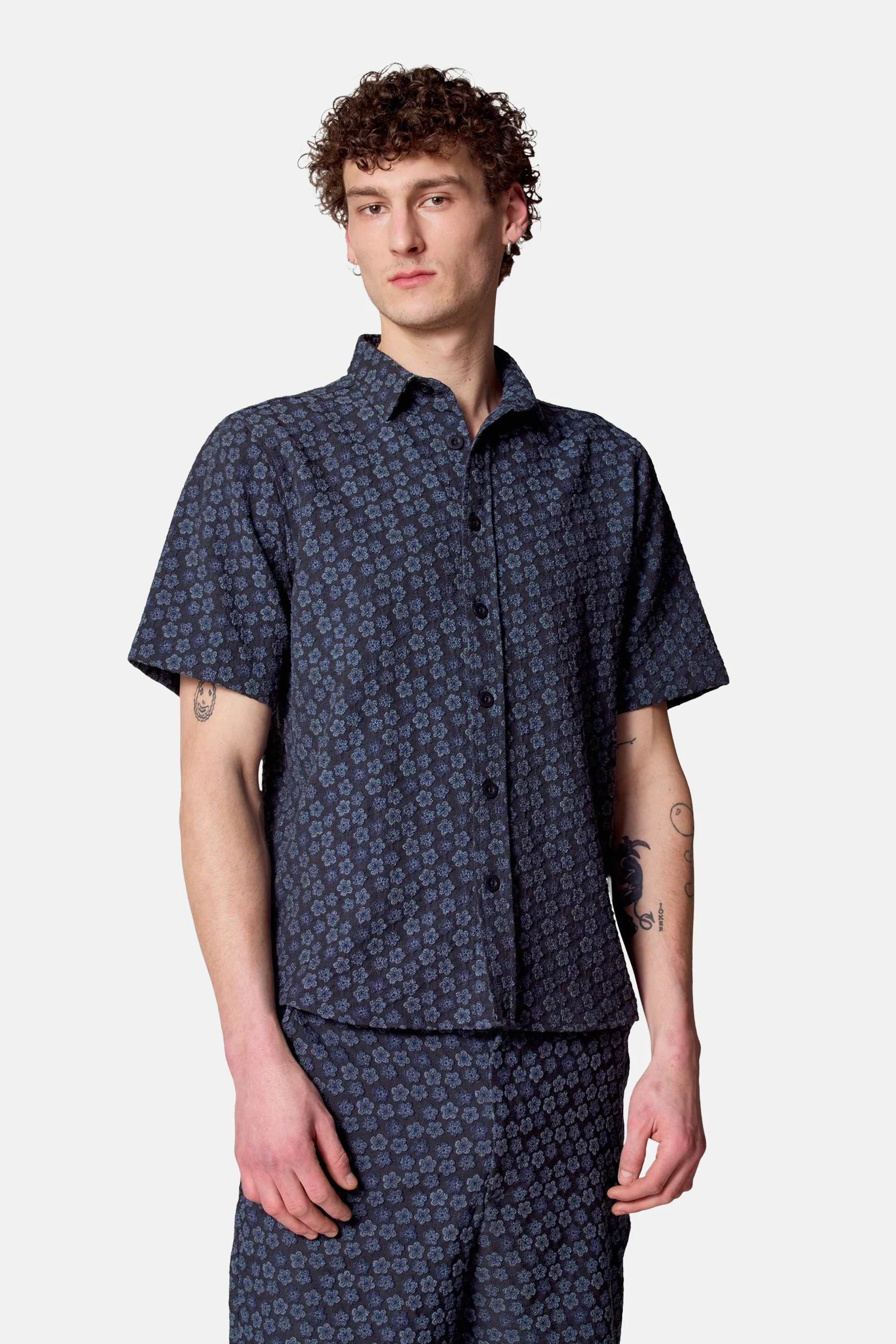 Hemd met lange mouwen - blauw