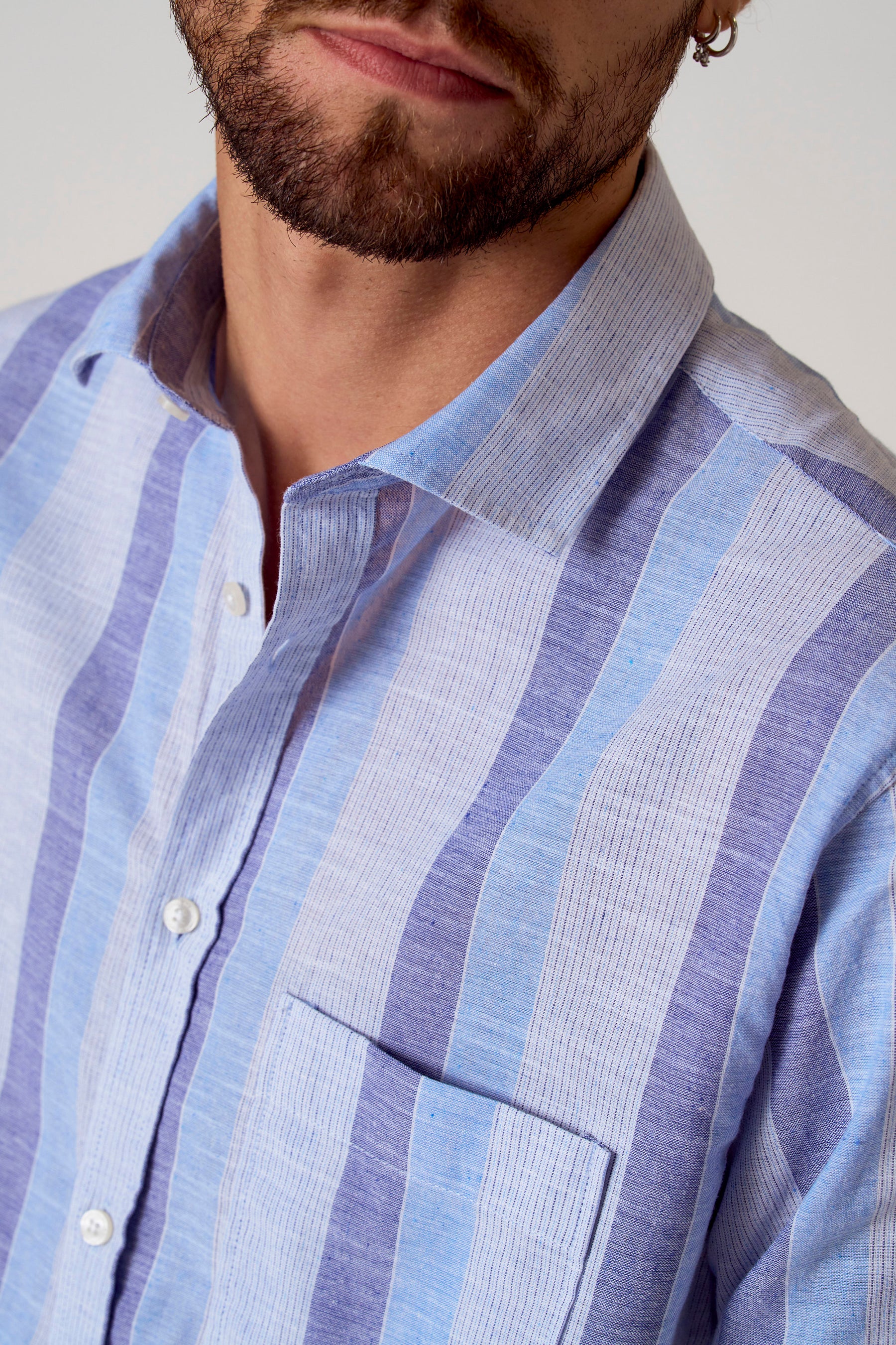 Hemd met korte mouwen - blauw - Image 3