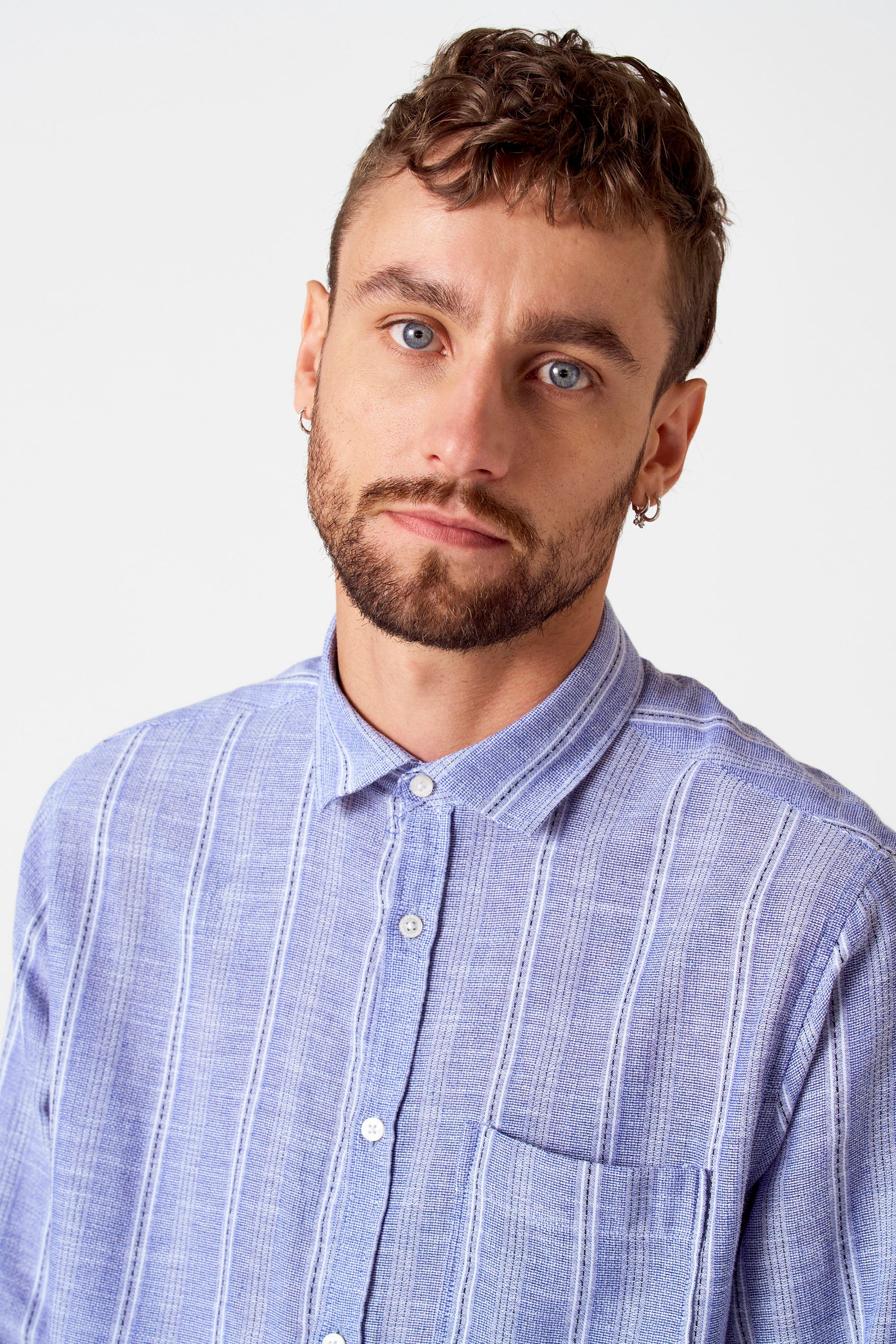 Hemd met korte mouwen - blauw - Image 3