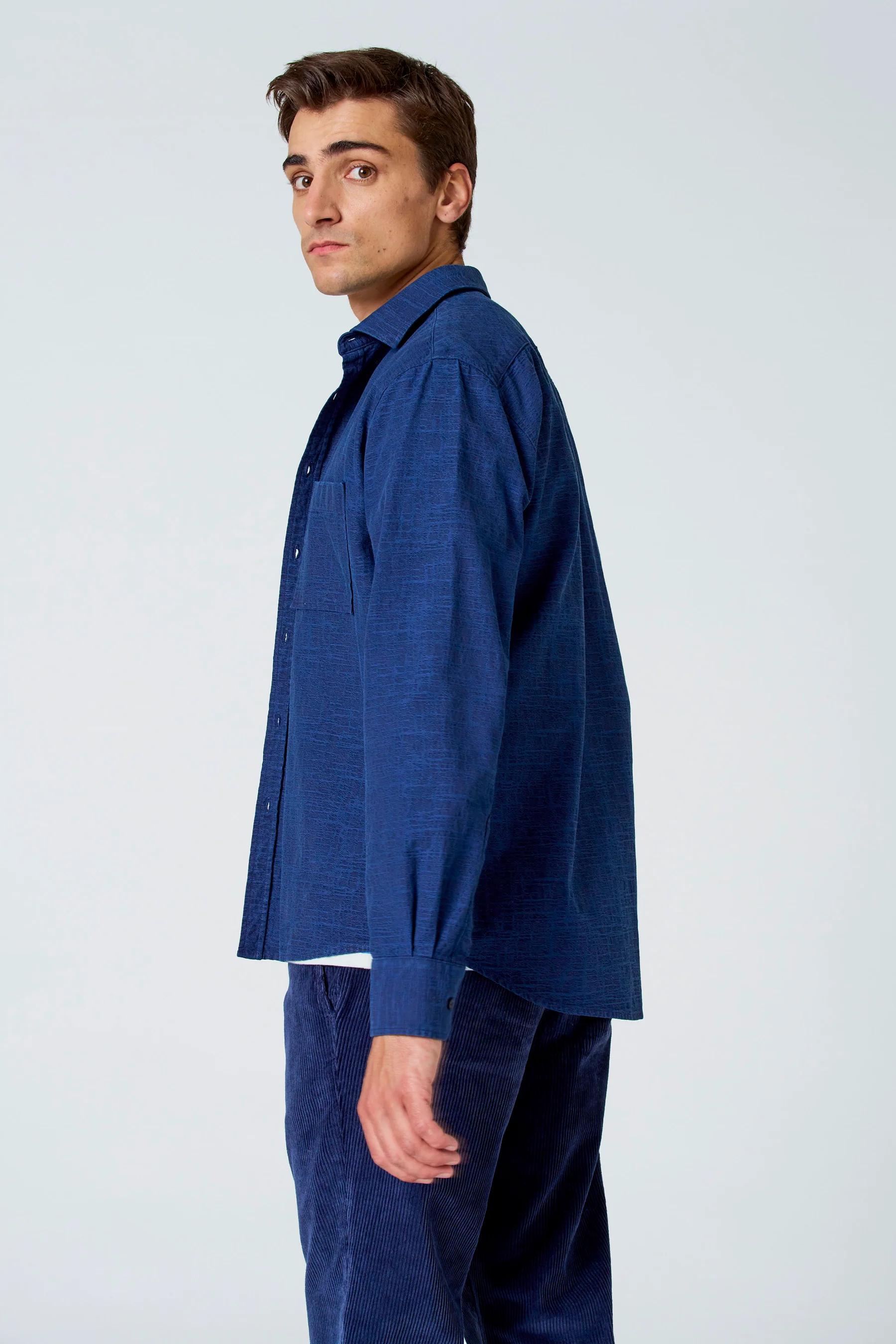 Hemd met lange mouwen - blauw - Image 5