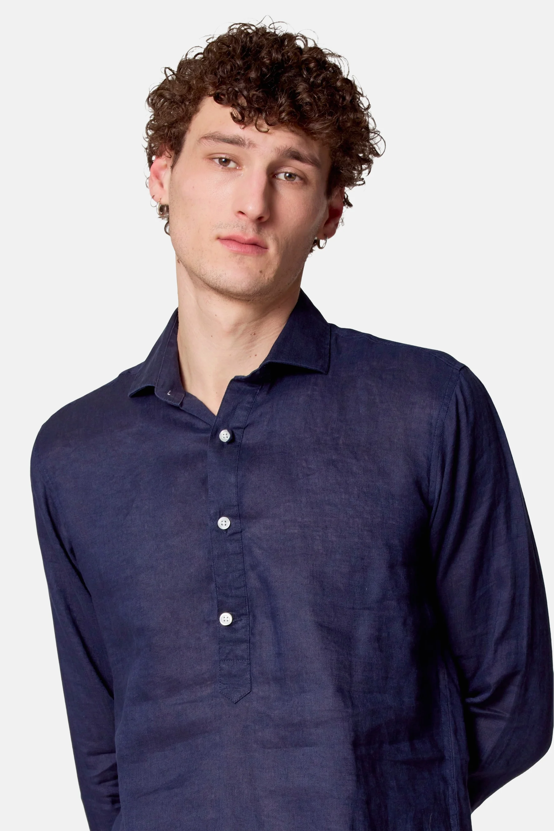 Hemd met lange mouwen - blauw - Image 3