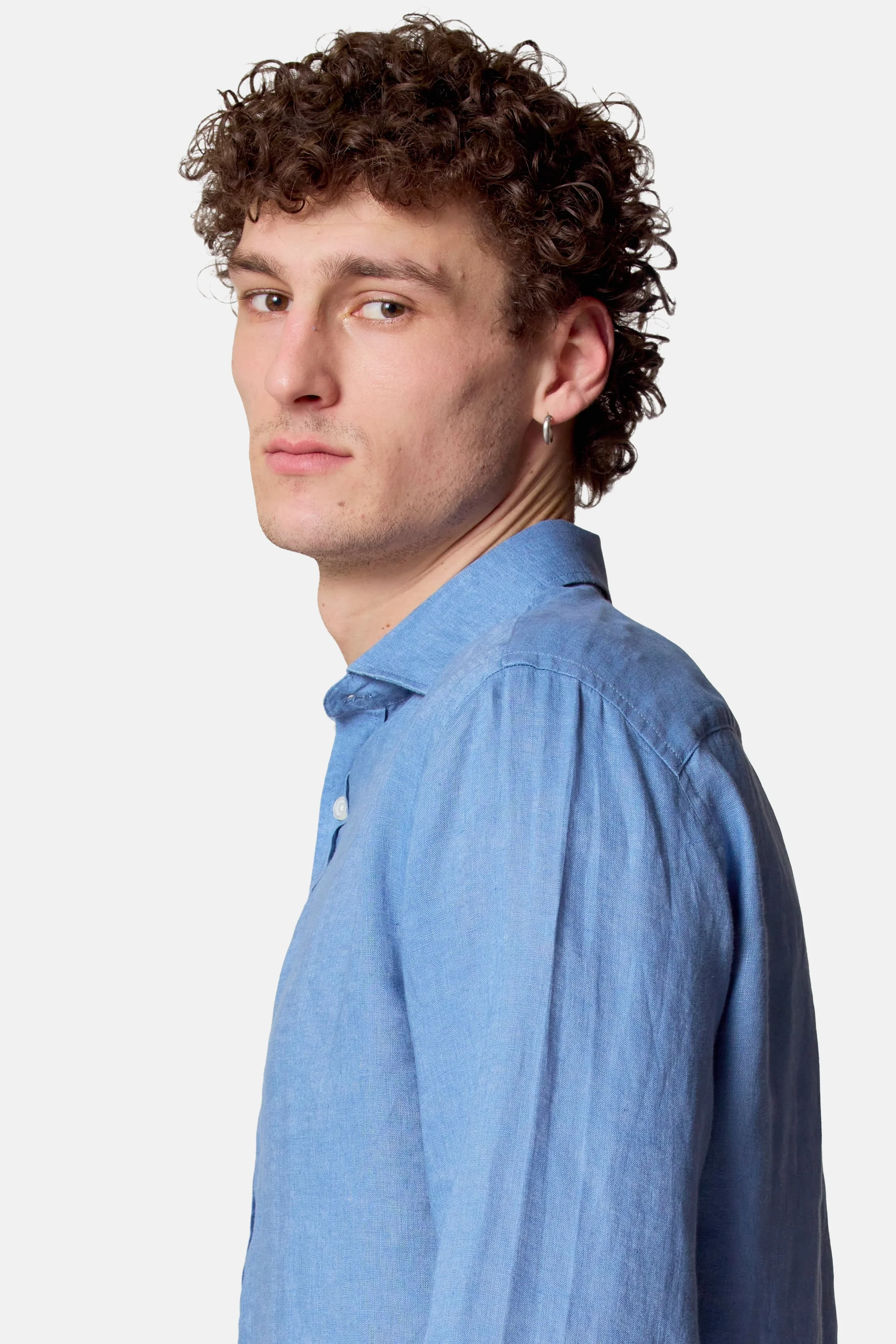 Hemd met lange mouwen - blauw - Image 3
