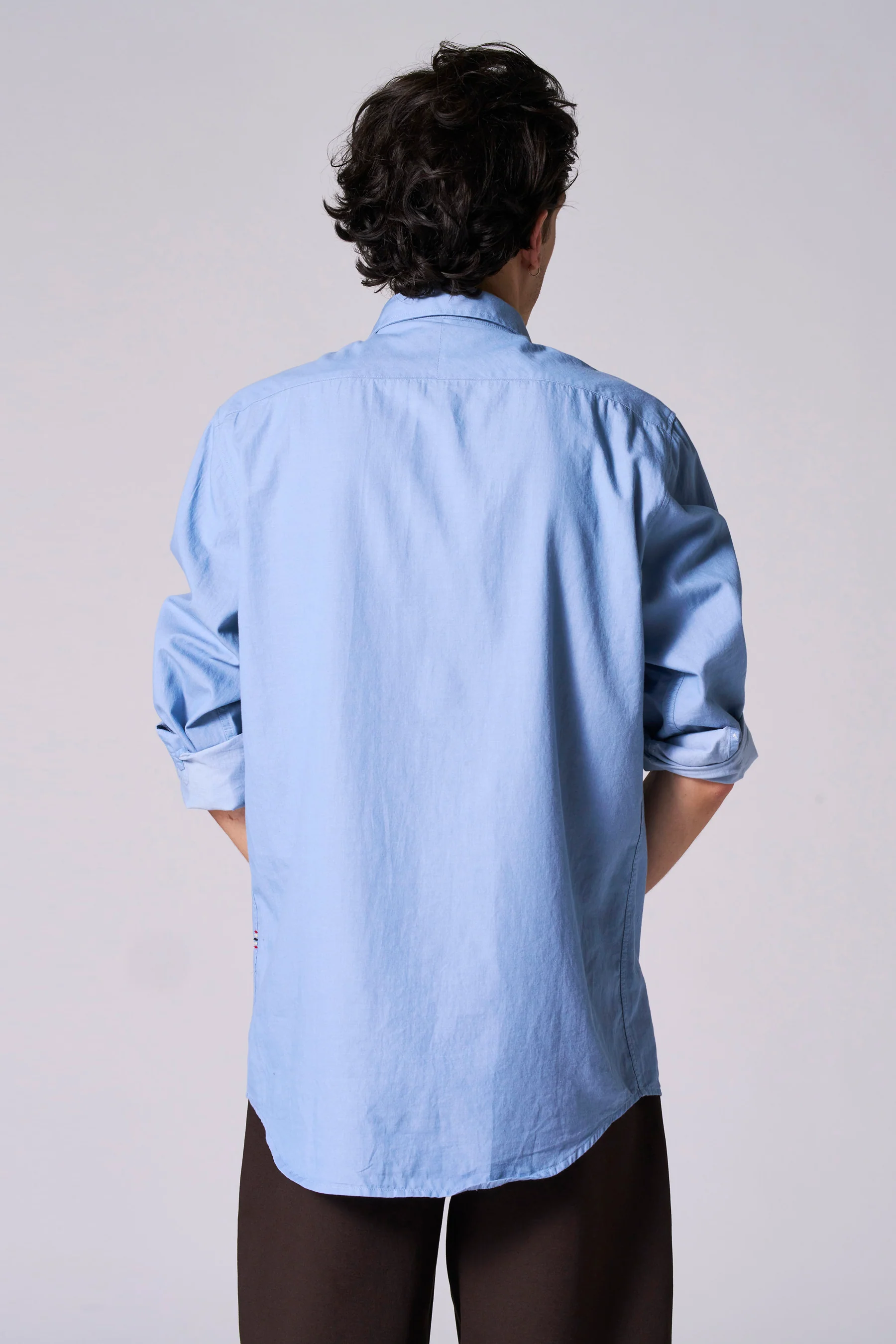 Hemd met lange mouwen - blauw - Image 4
