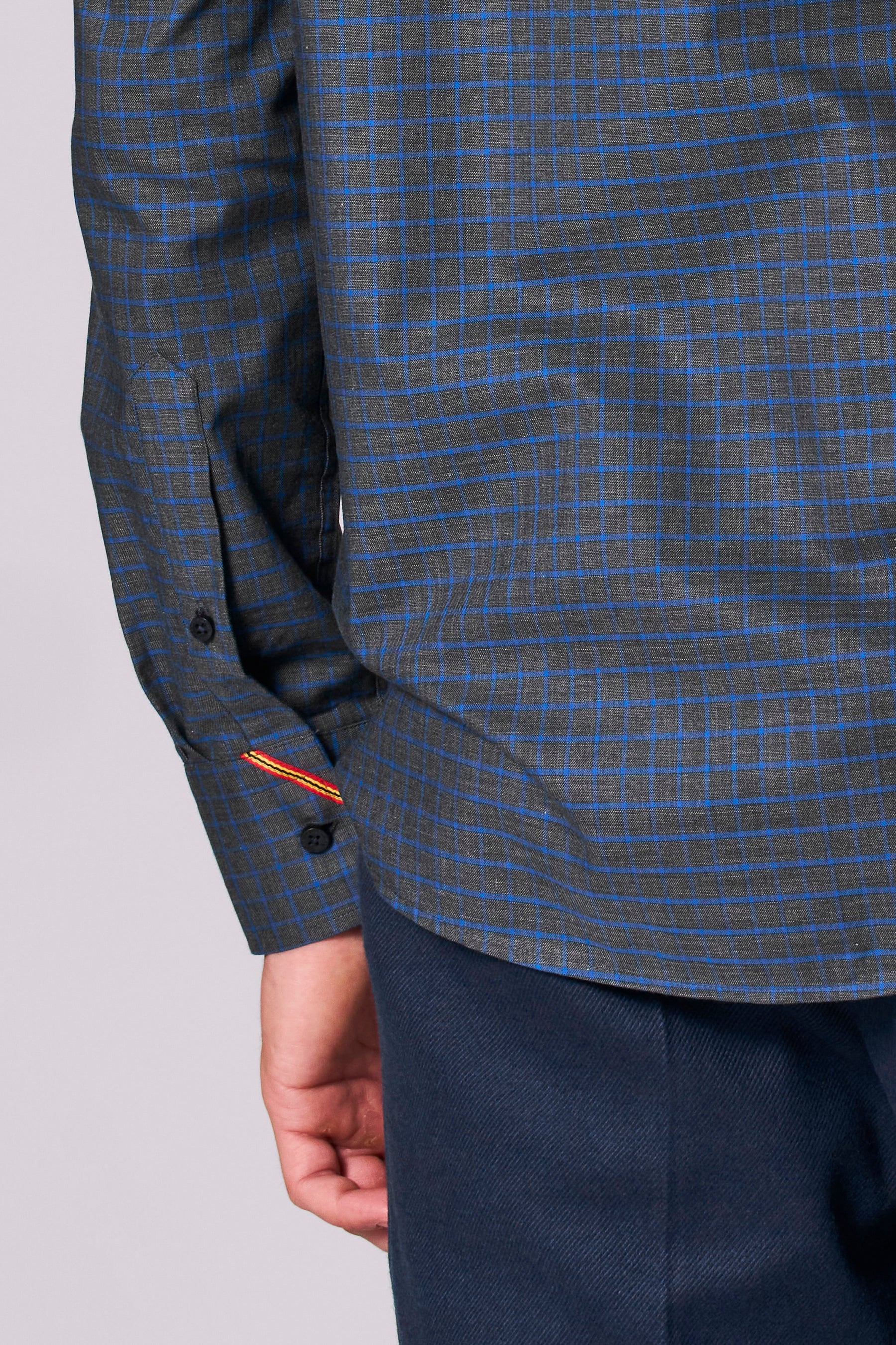 Hemd met lange mouwen - blauw - Image 4