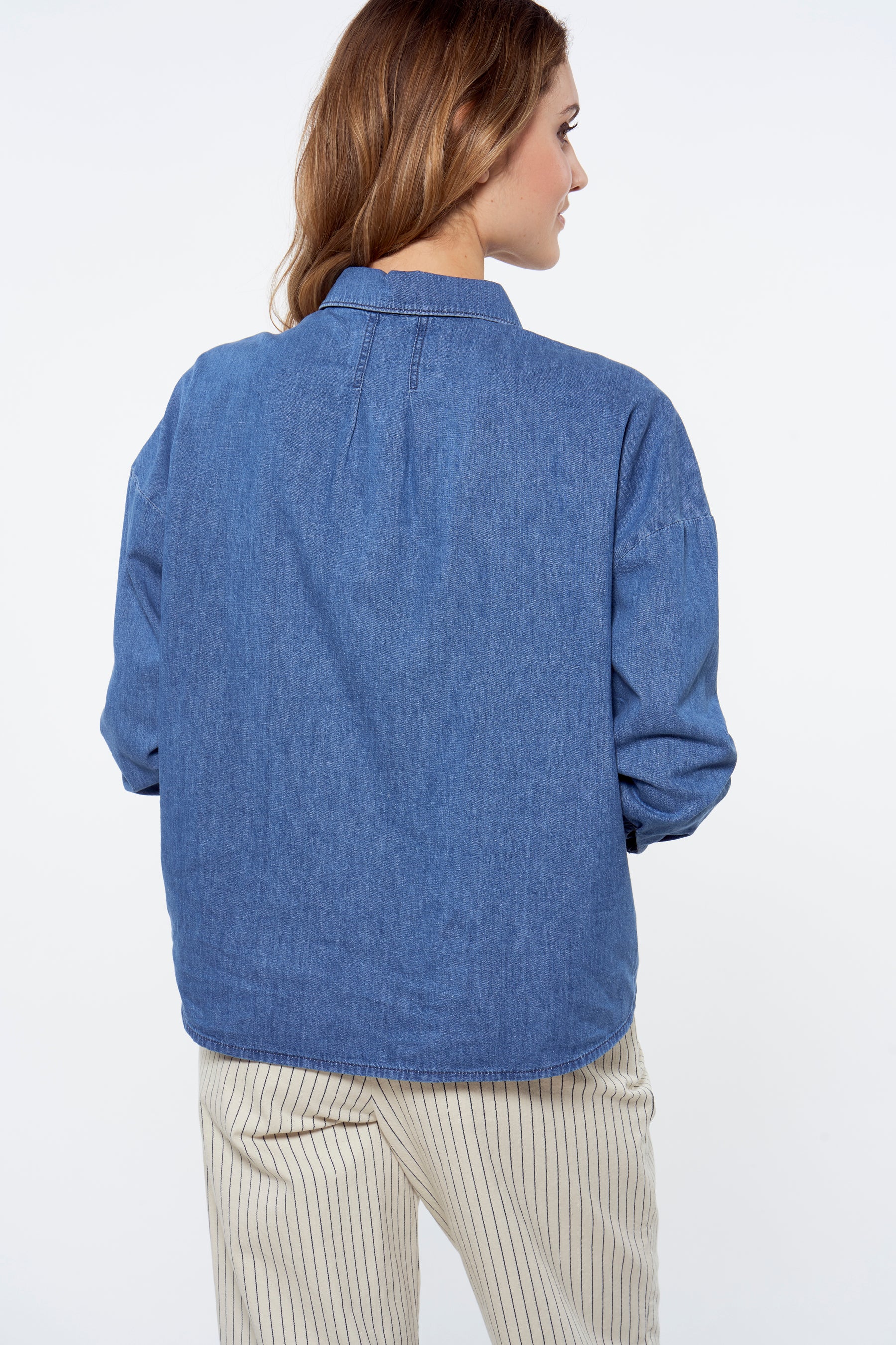 Hemd met lange mouwen - mid blue de - Image 4