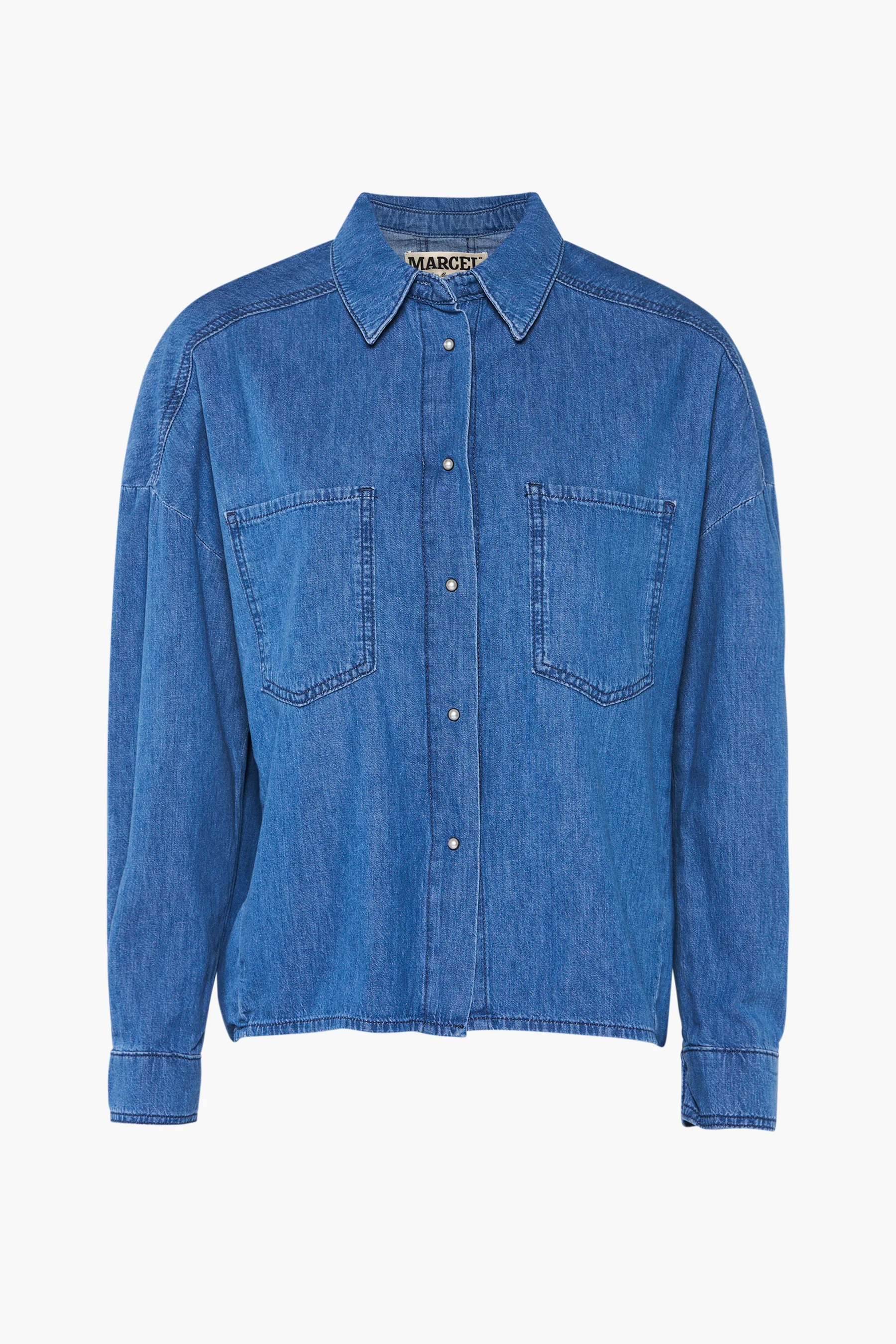 Hemd met lange mouwen - mid blue de - Image 6
