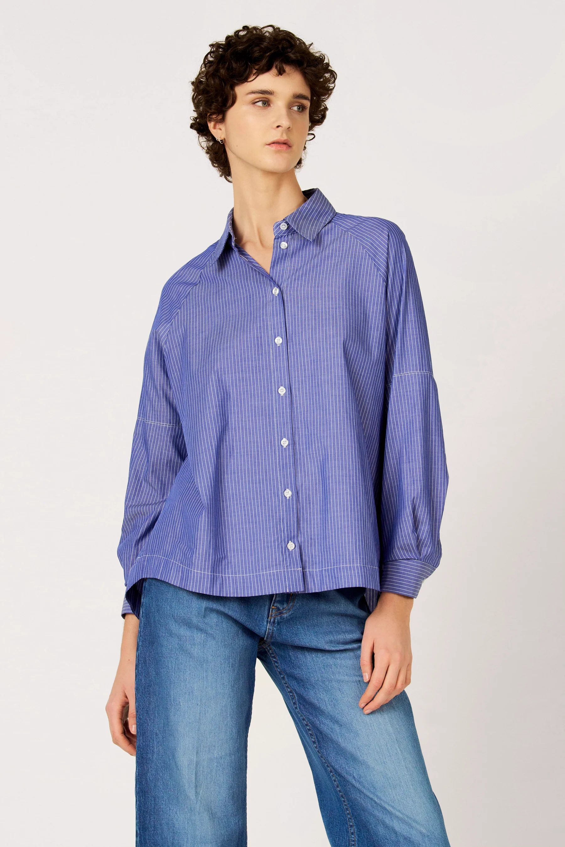 Hemd met lange mouwen - Blauw - Image 5