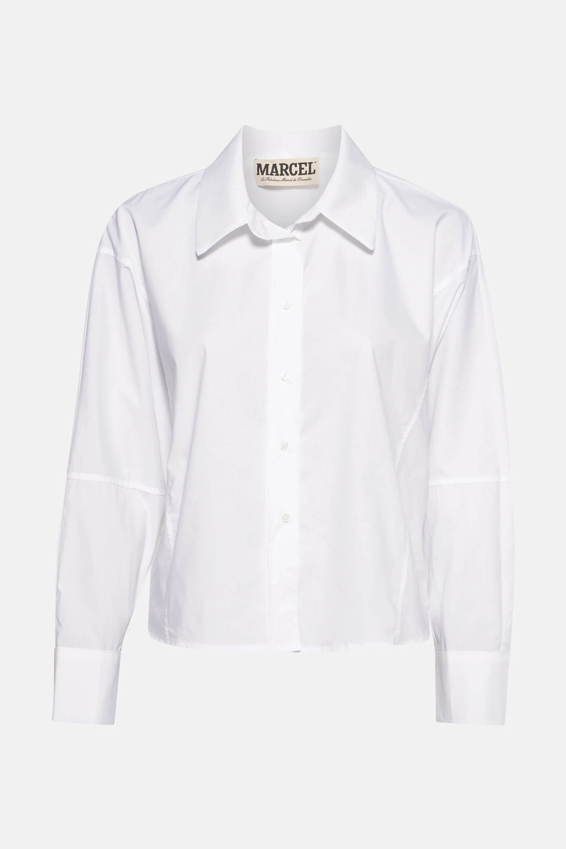 Hemd (lange mouwen) Wit - Le Fabuleux Marcel de Bruxelles
