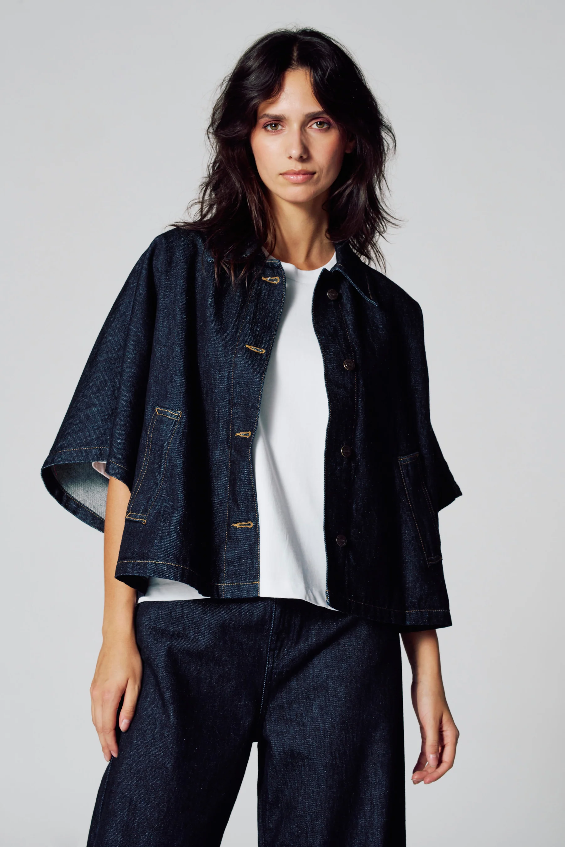 Jas - dark blue denim
