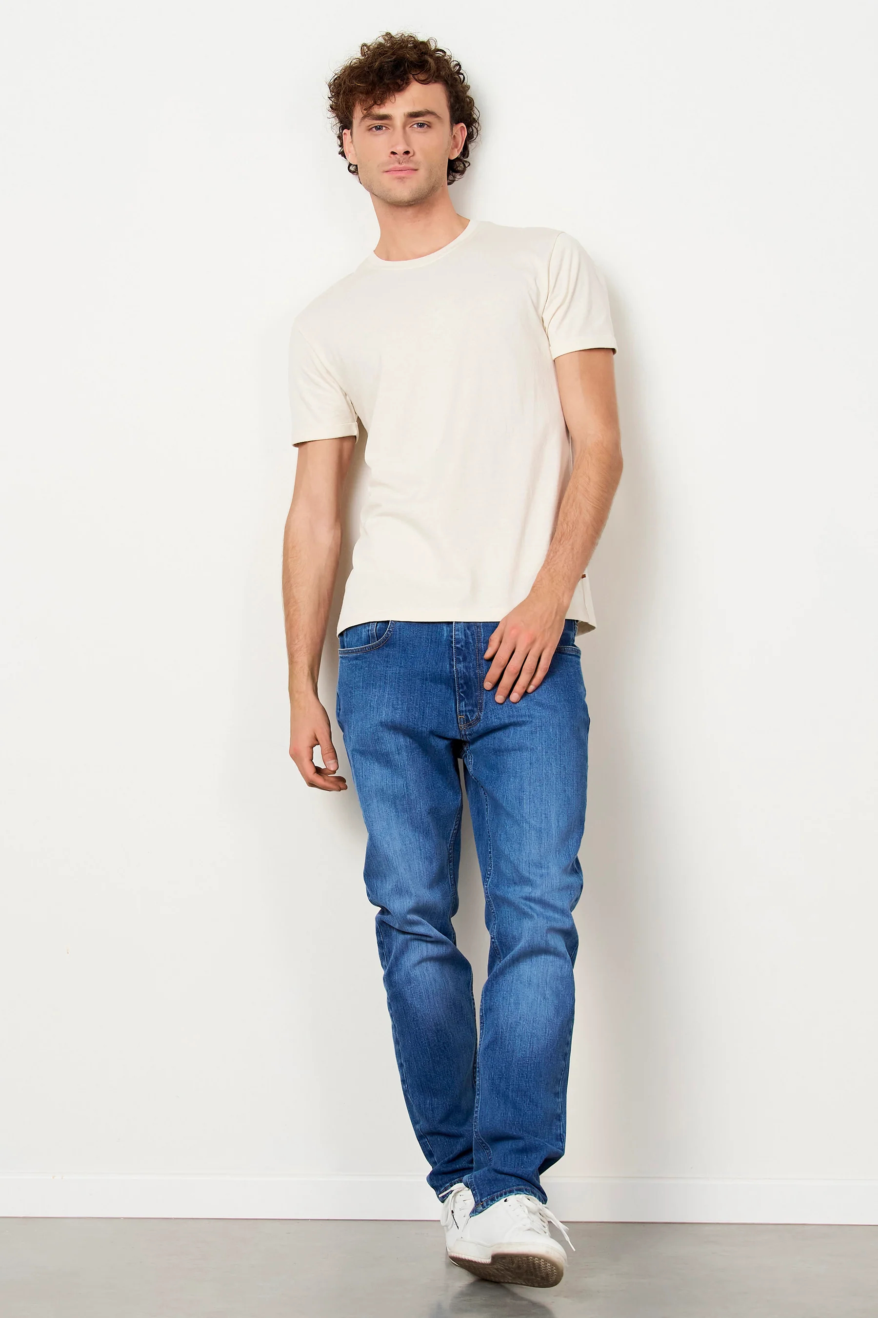LE JEAN SLIM - Mid blue denim - Image 2