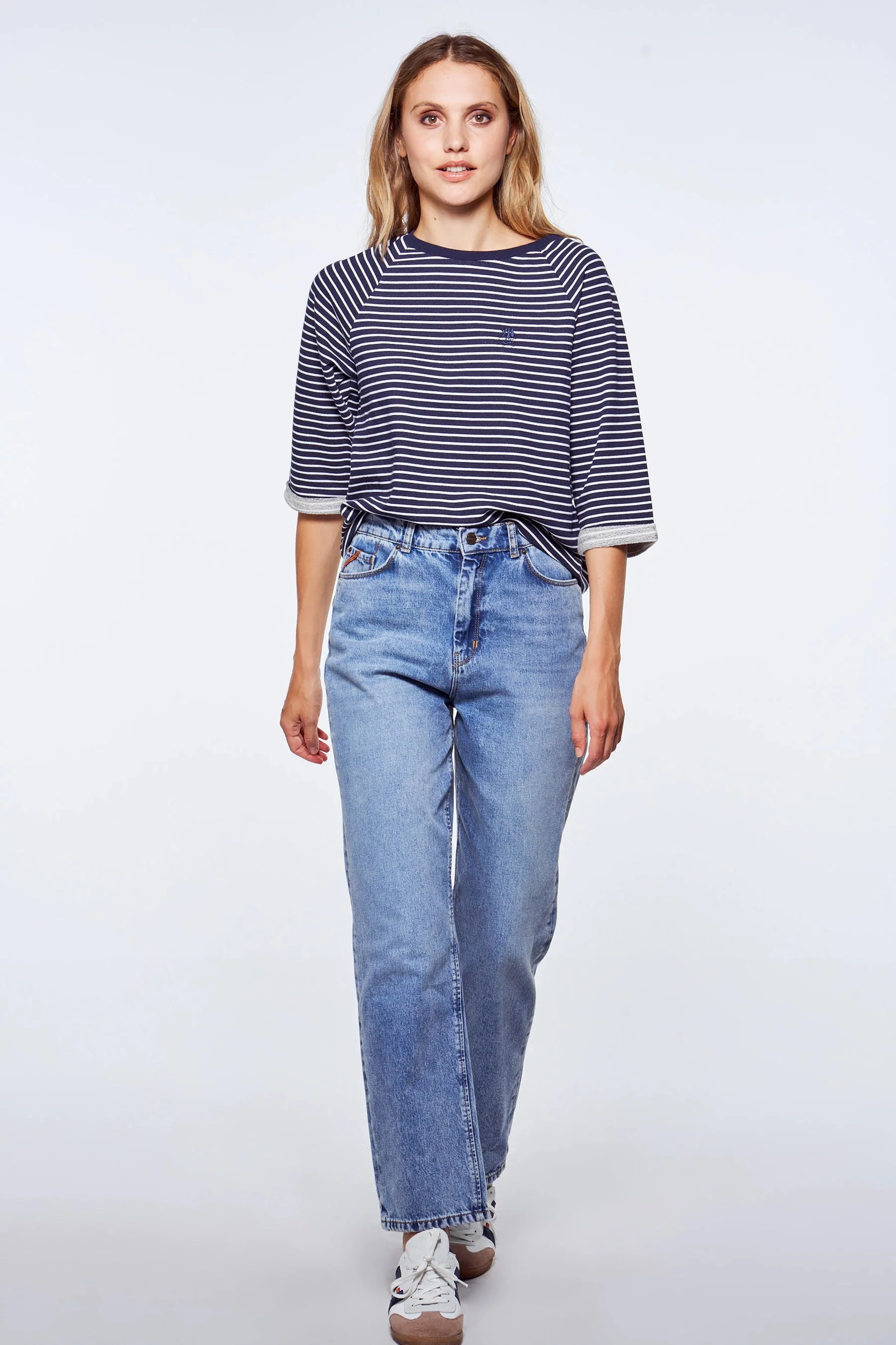 Straight jeans - mid blue denim - Image 2