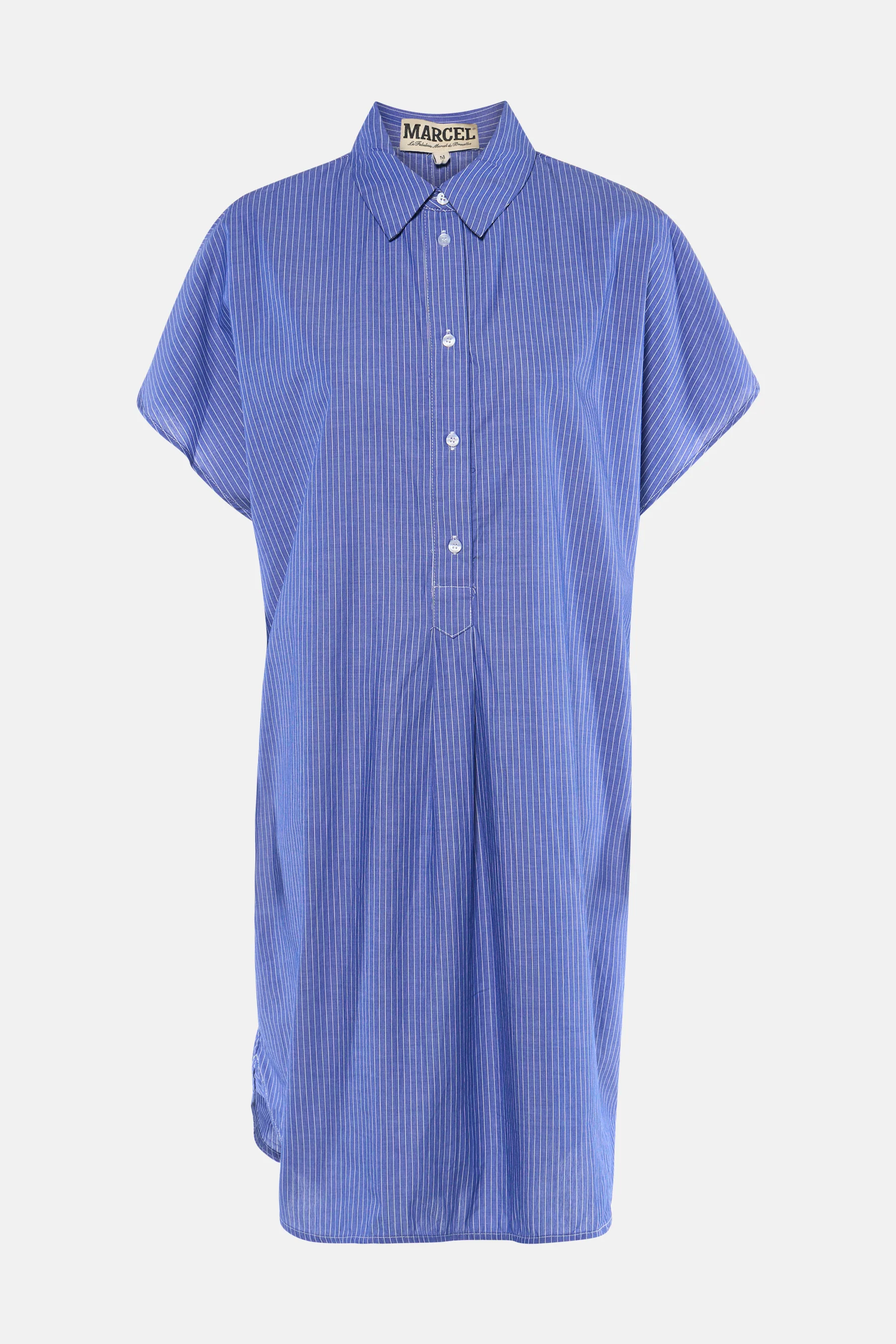 Kleedje met korte mouwen - Blauw