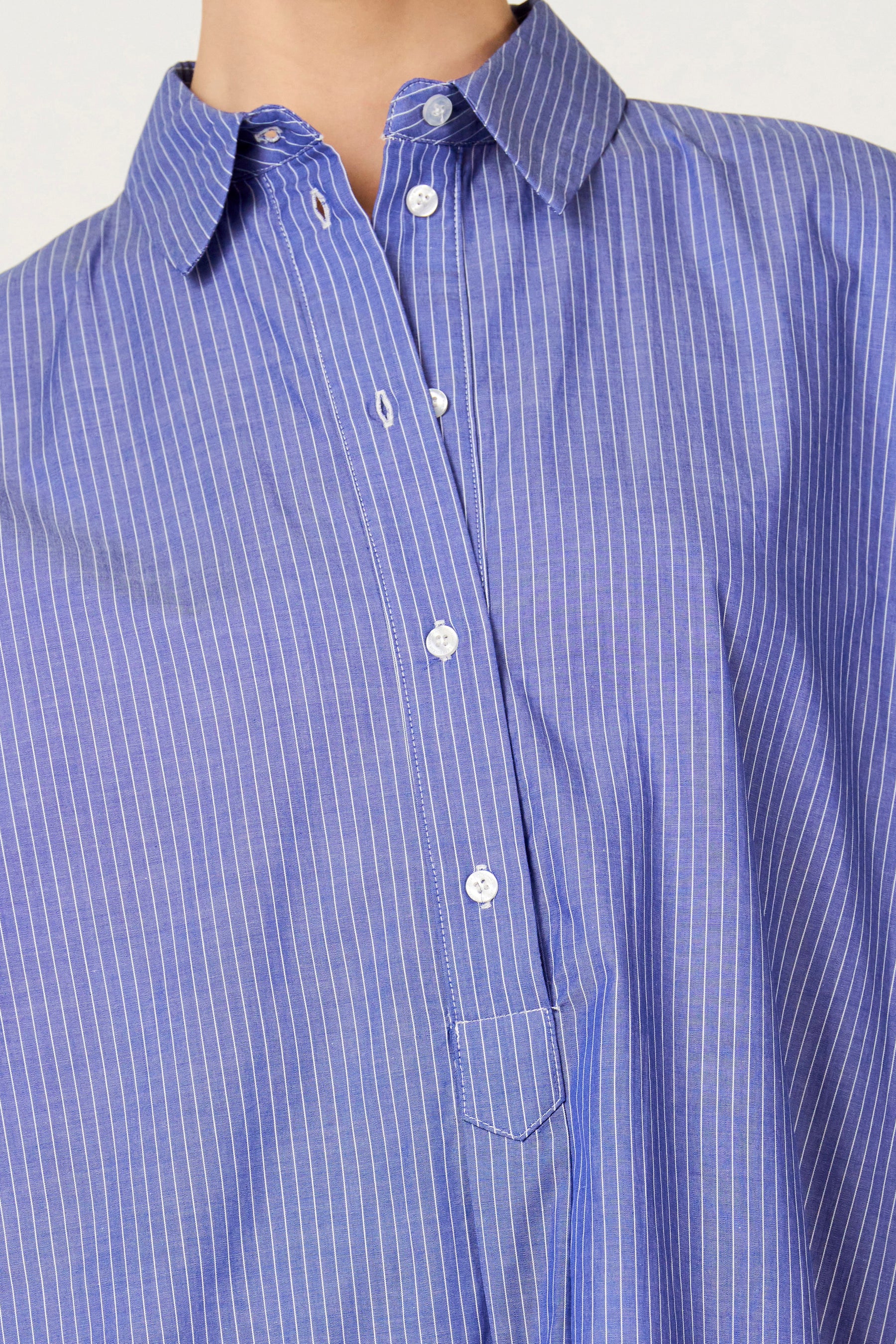 Kleedje met korte mouwen - Blauw - Image 5