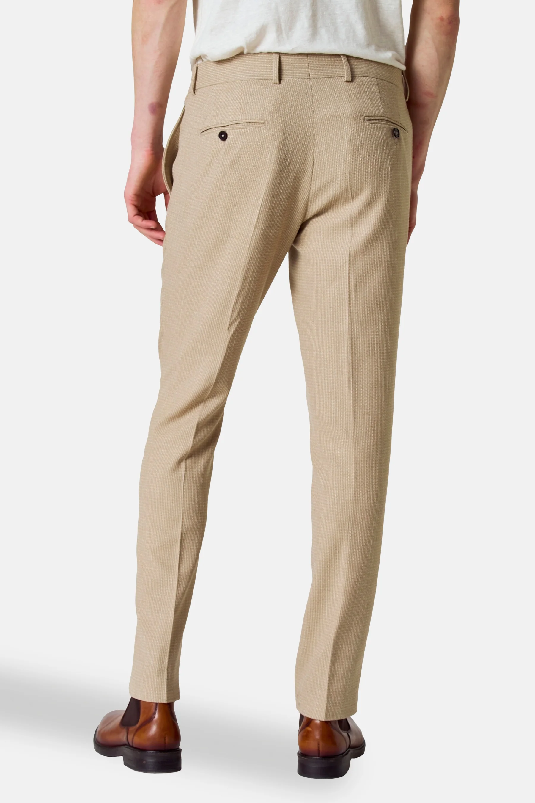 Kostuumbroek - beige - Image 3