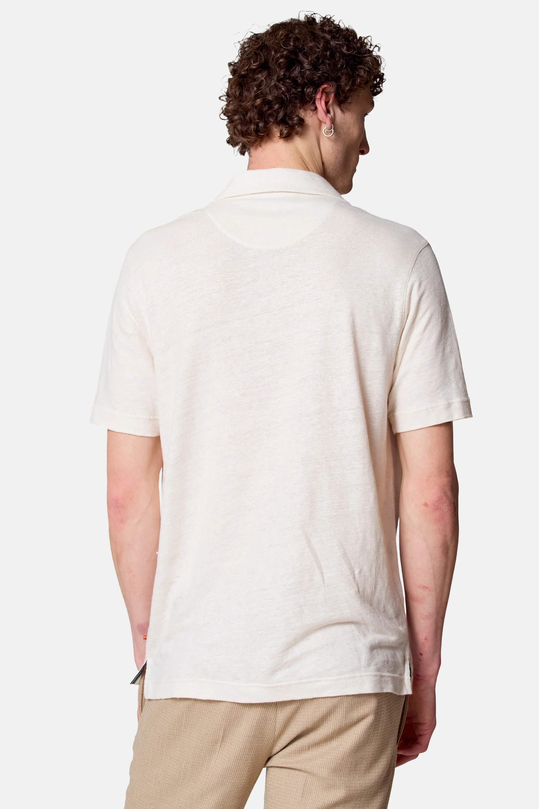 Polo met korte mouwen - beige - Image 4