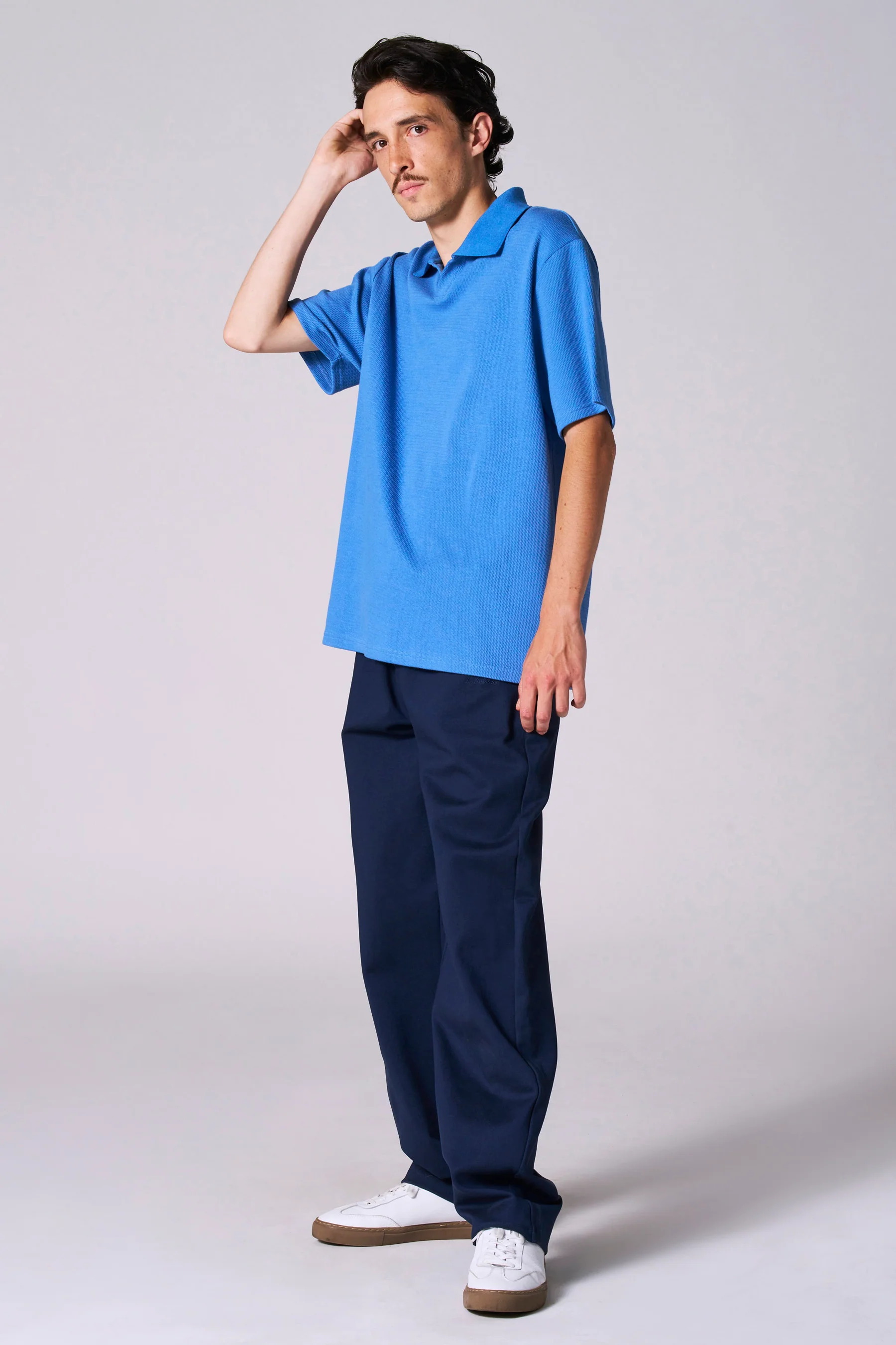 Polo met korte mouwen - blauw - Image 2