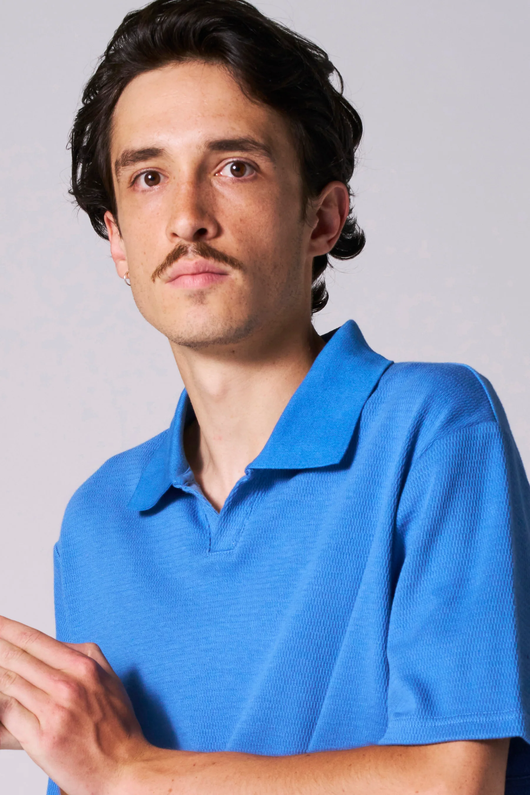 Polo met korte mouwen - blauw - Image 4