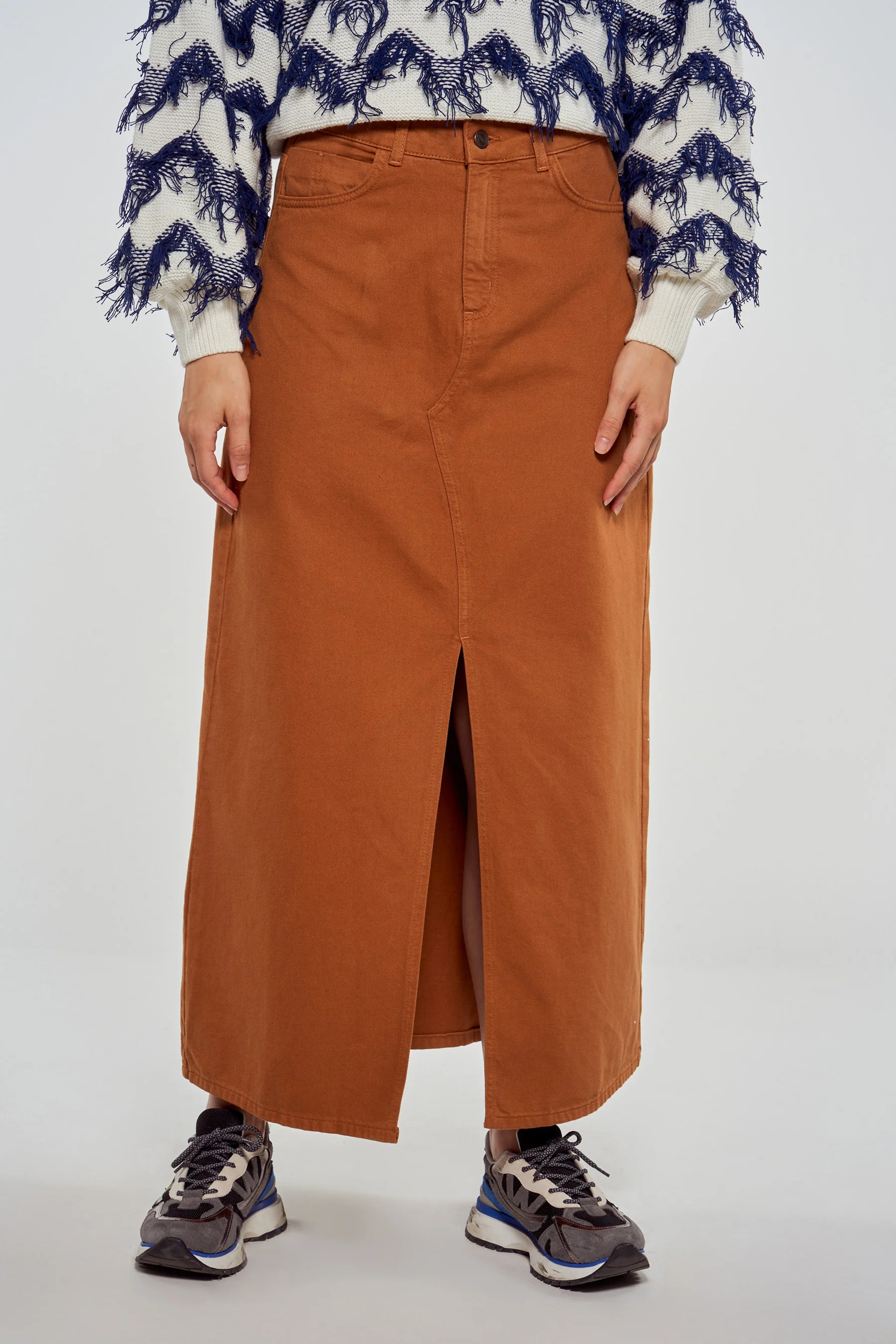 Lange rok - bruin