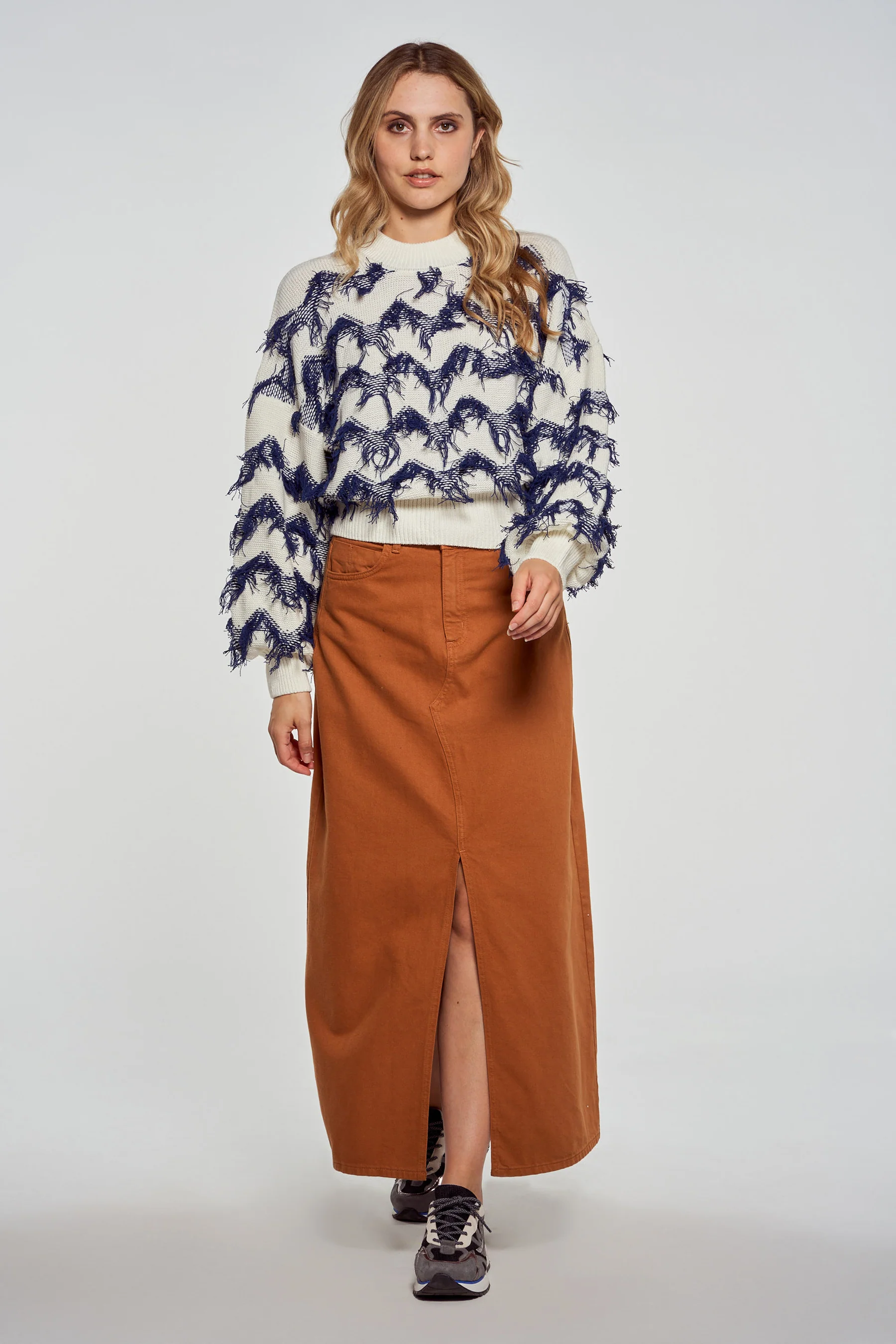Lange rok - bruin - Image 2