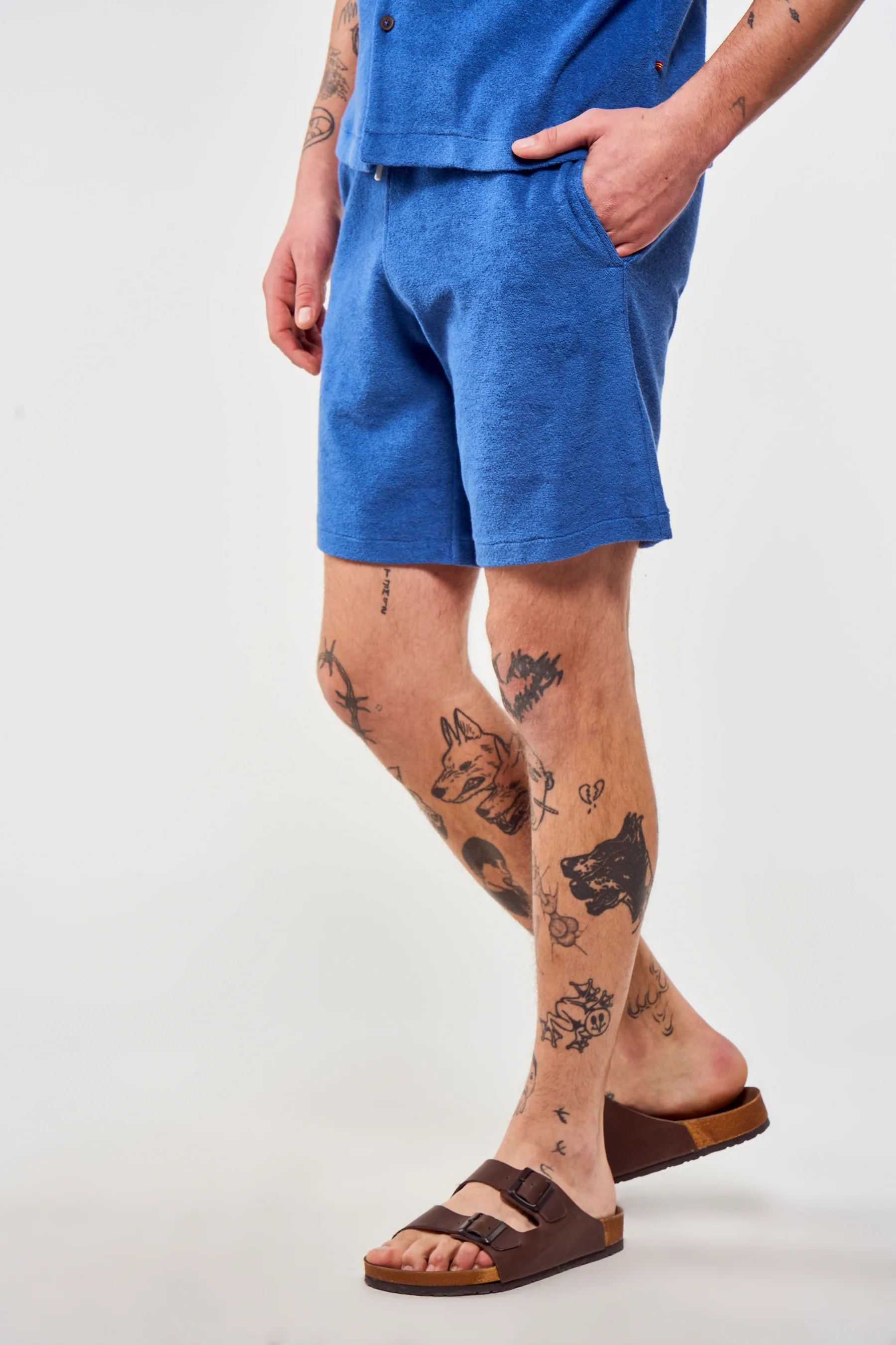 Short - blauw - Image 3
