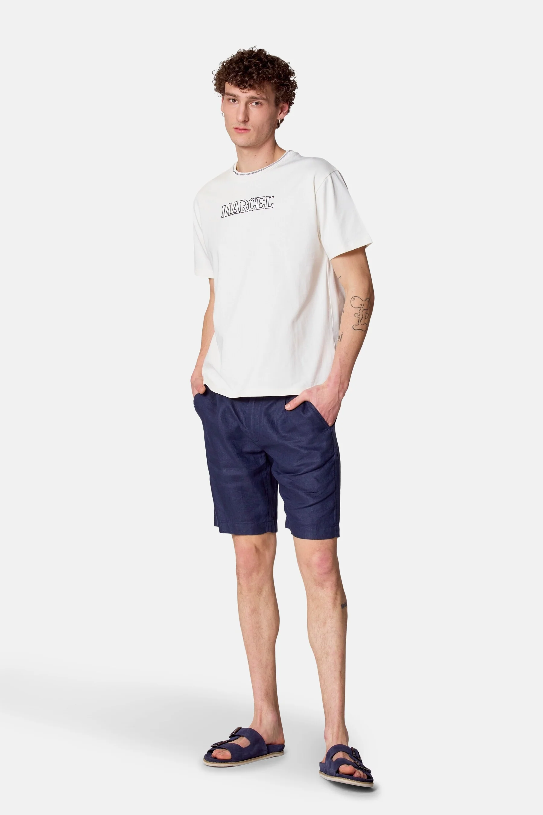 Short - blauw - Image 2