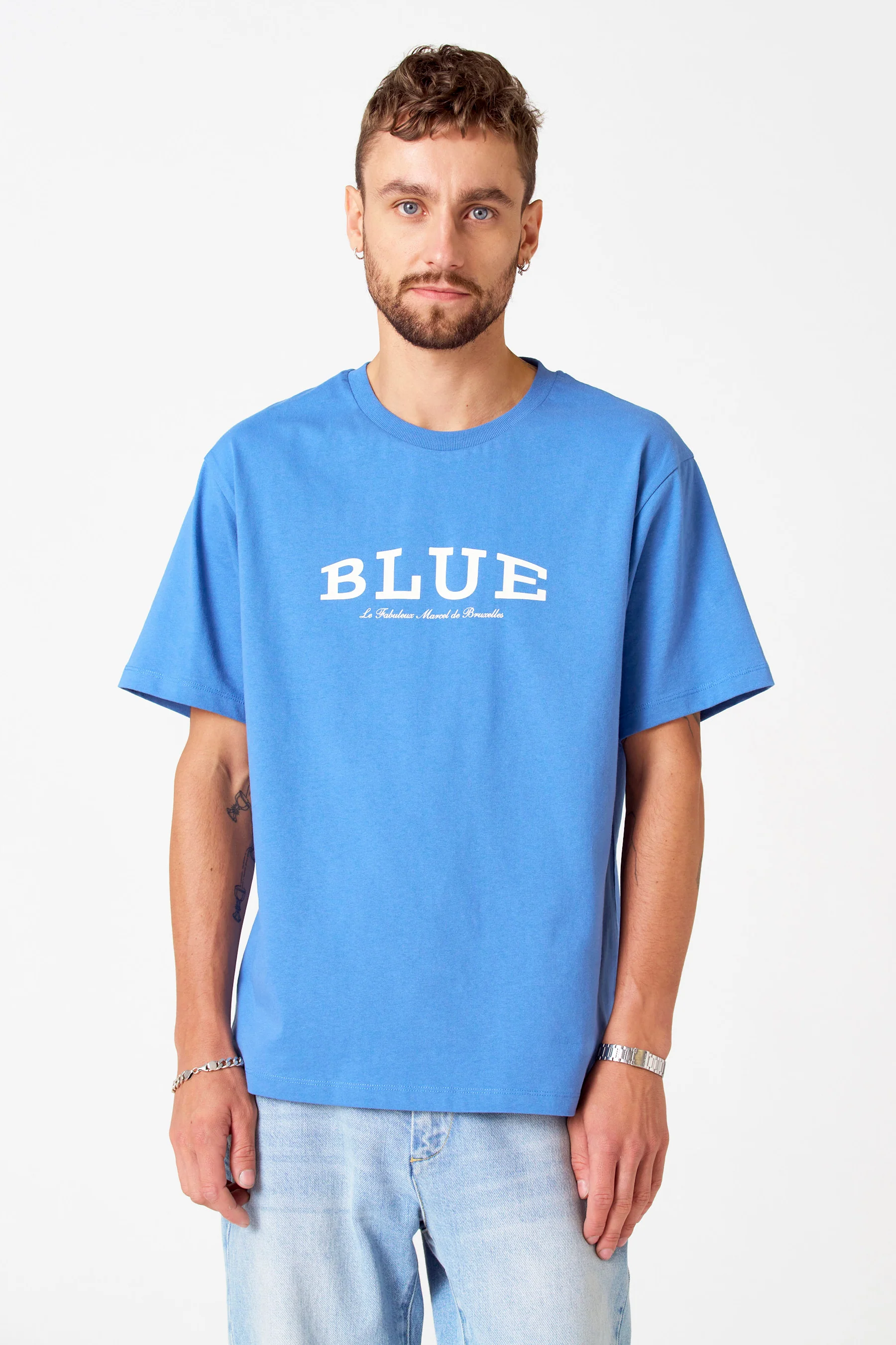 T-shirt met korte mouwen - blauw