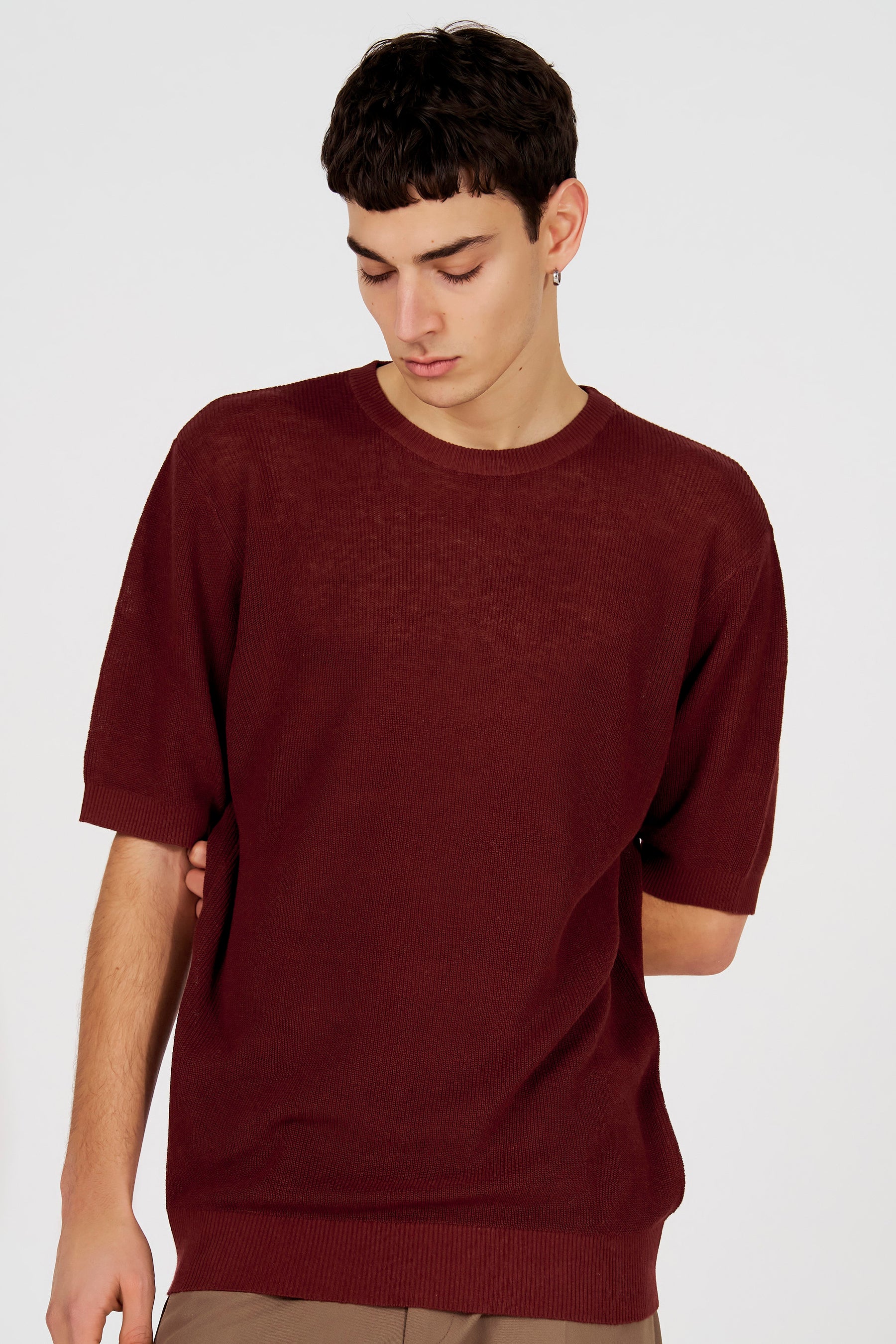 T-shirt met korte mouwen - bruin