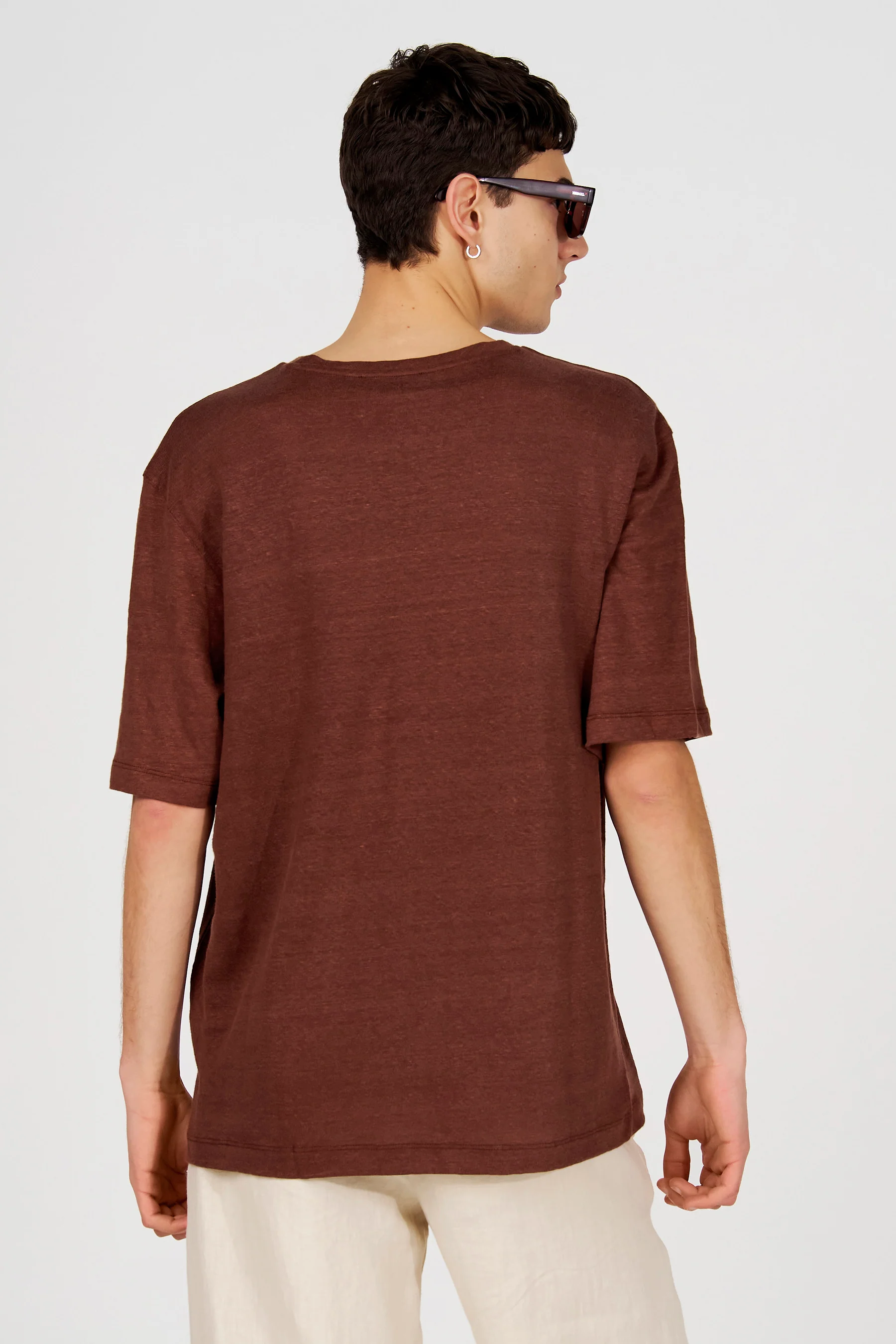 T-shirt met korte mouwen - bruin - Image 3