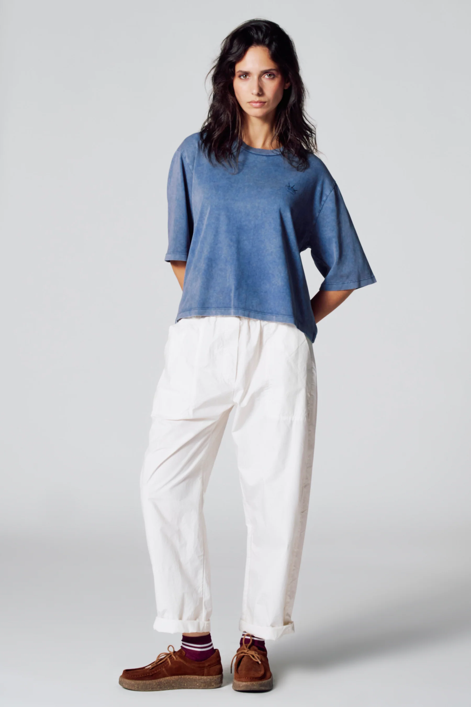 T-shirt met korte mouwen - Blauw - Image 2