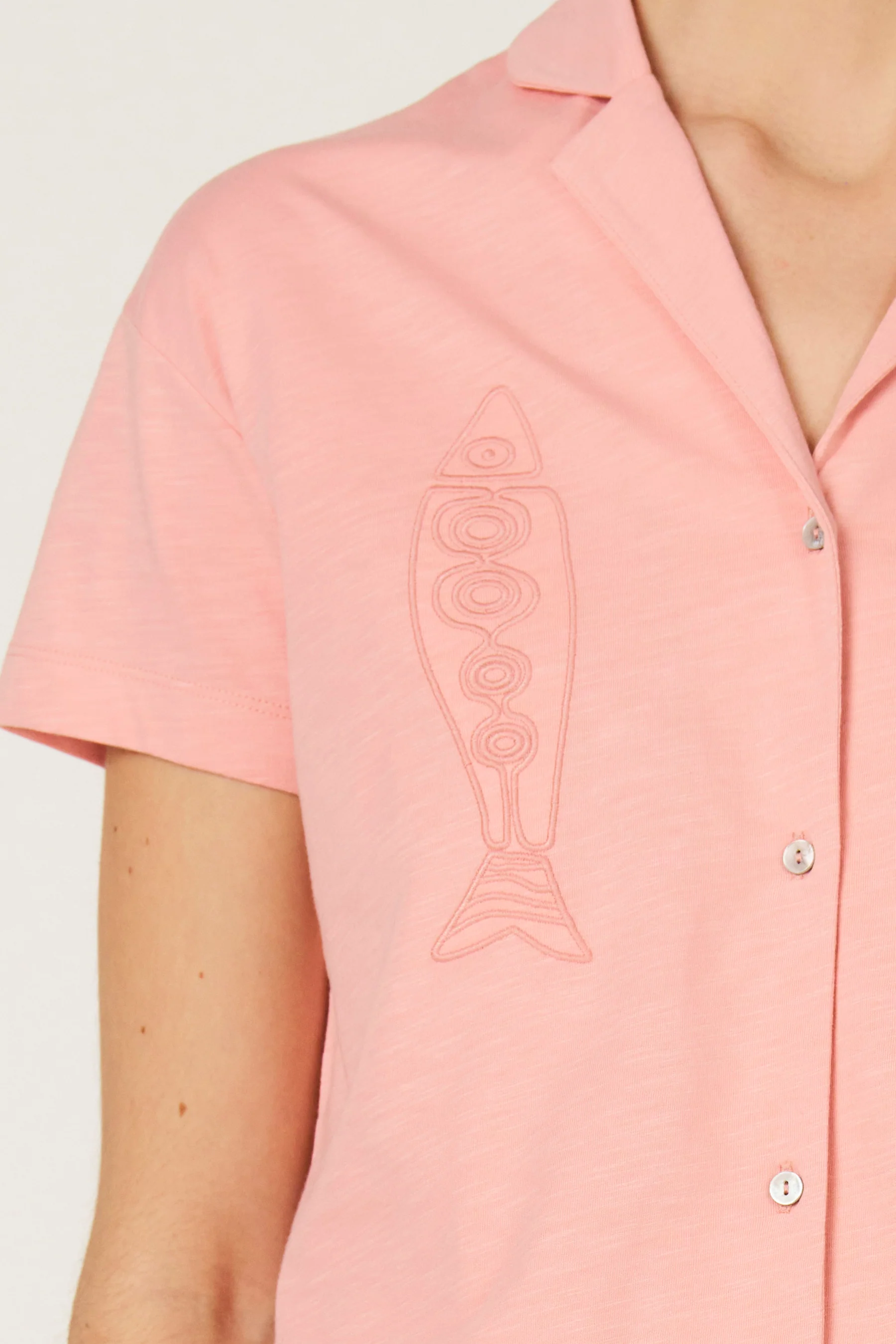 T-shirt met korte mouwen - roze - Image 4