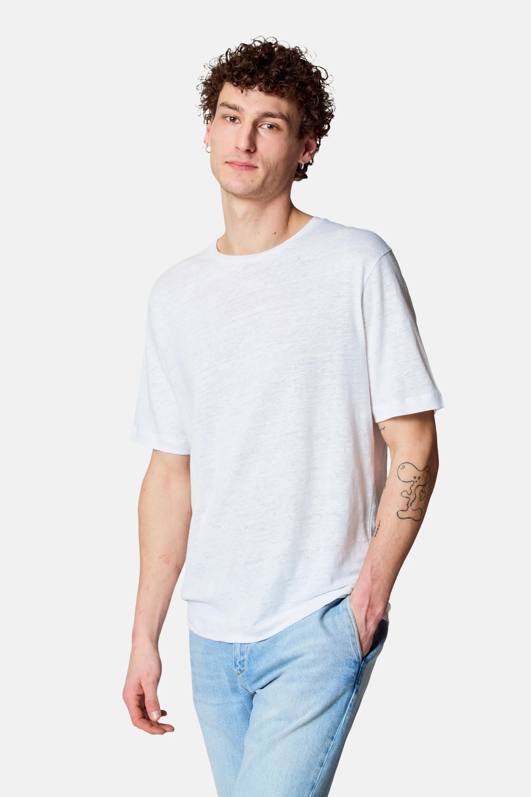 T-shirt met korte mouwen - wit