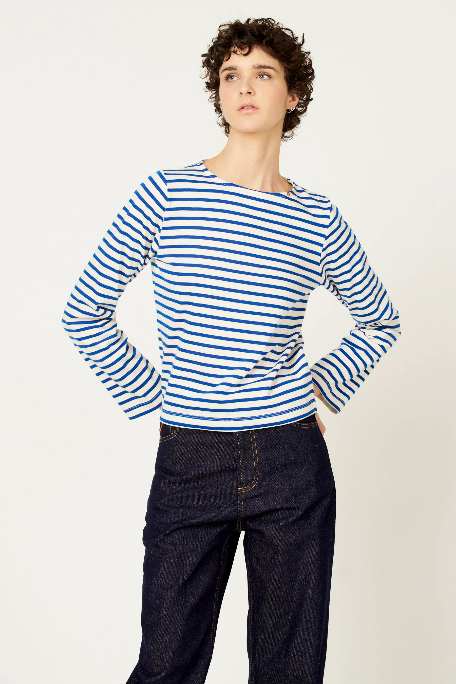 T-shirt met lange mouwen - Blauw