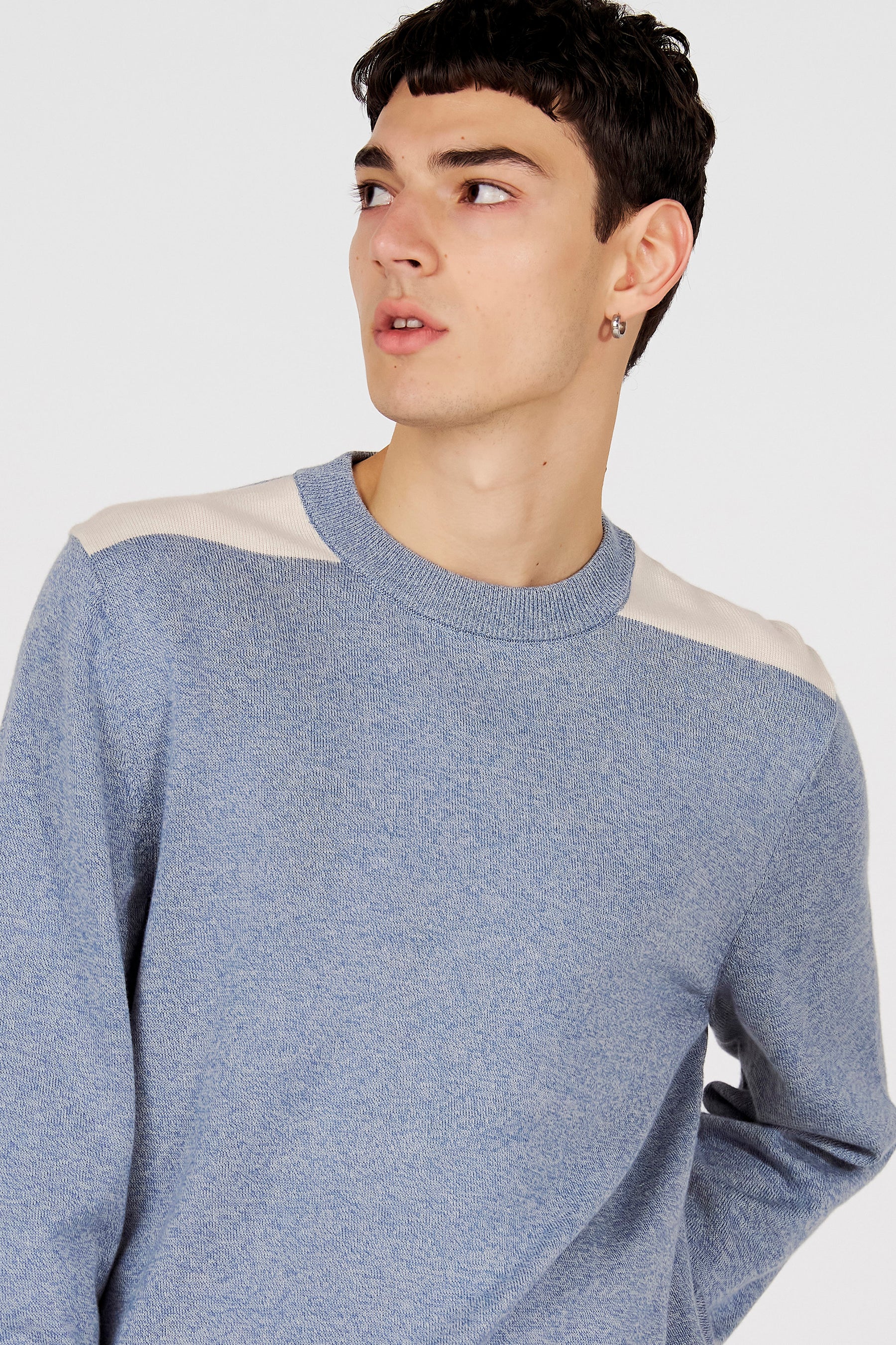 Pull met ronde hals - blauw - Image 4