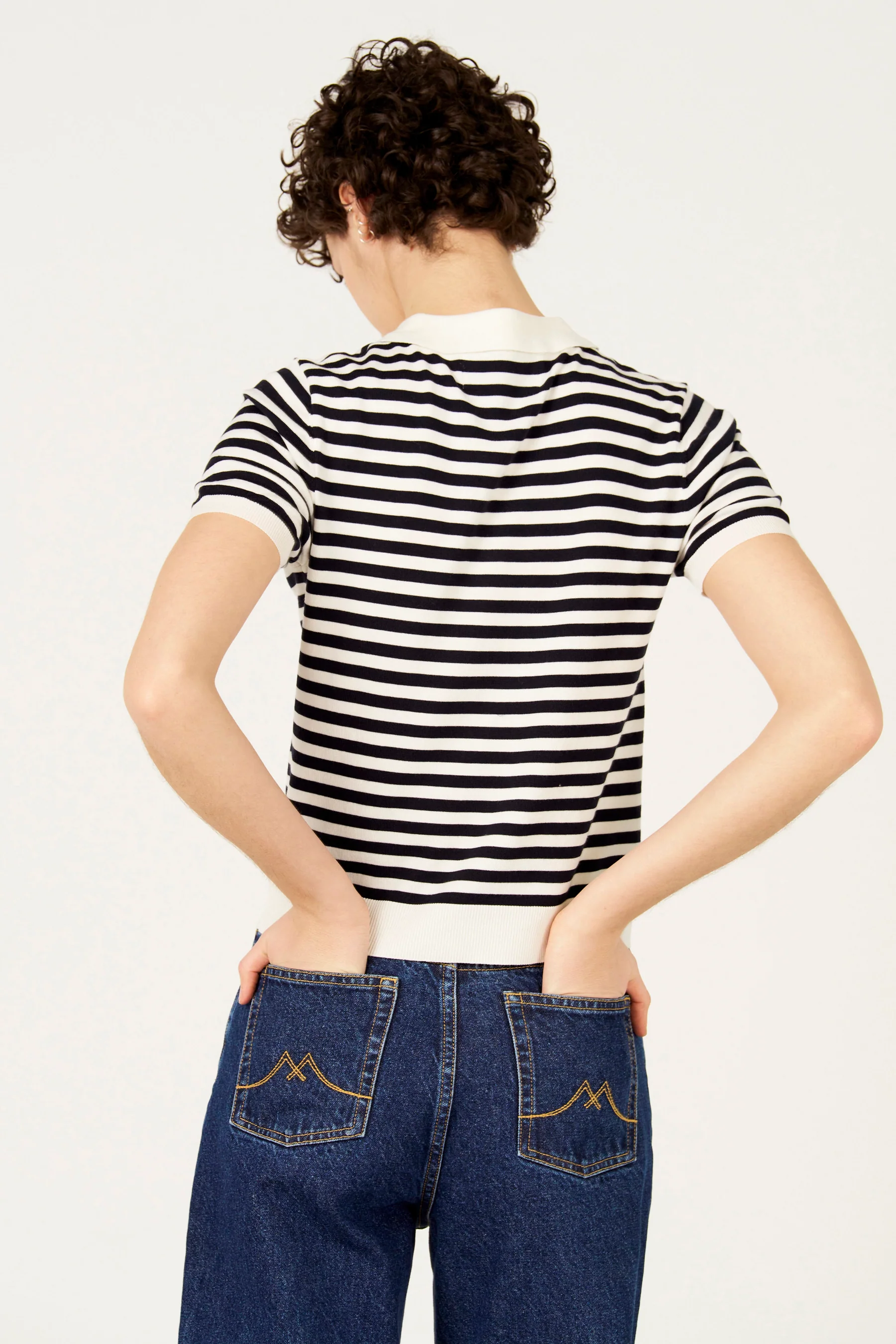 Pull met ronde hals - blauw - Image 2