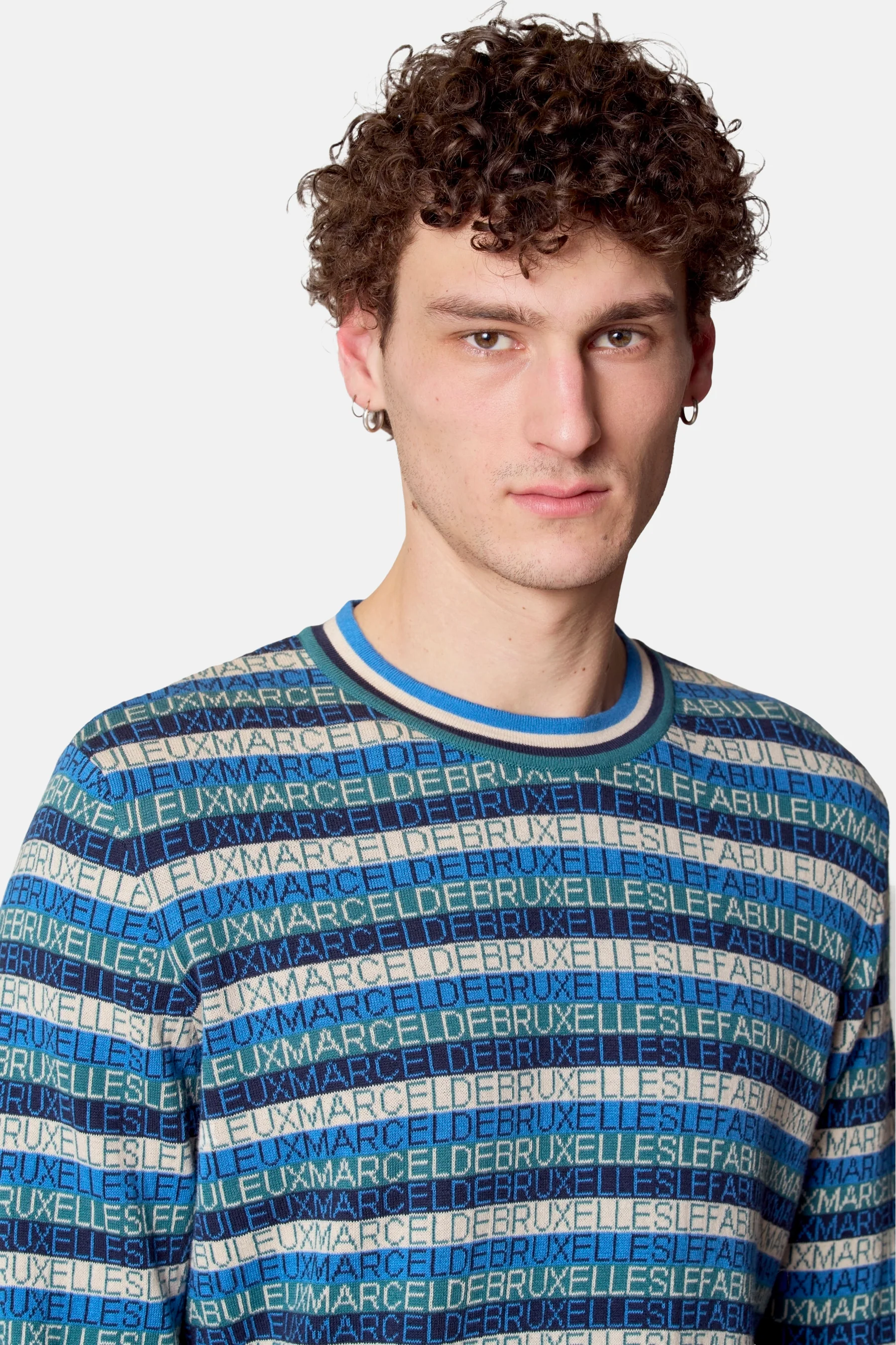 Pull met ronde hals - Blauw - Image 4
