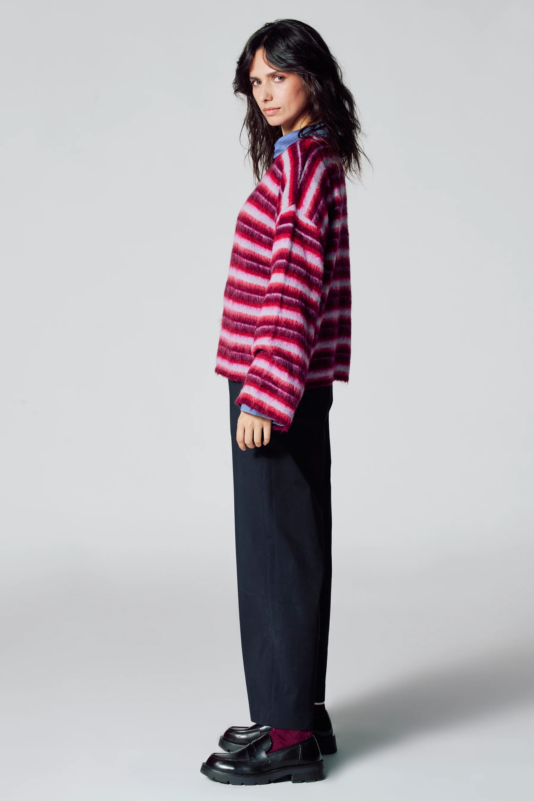 Pull met ronde hals - multicolor - Image 3