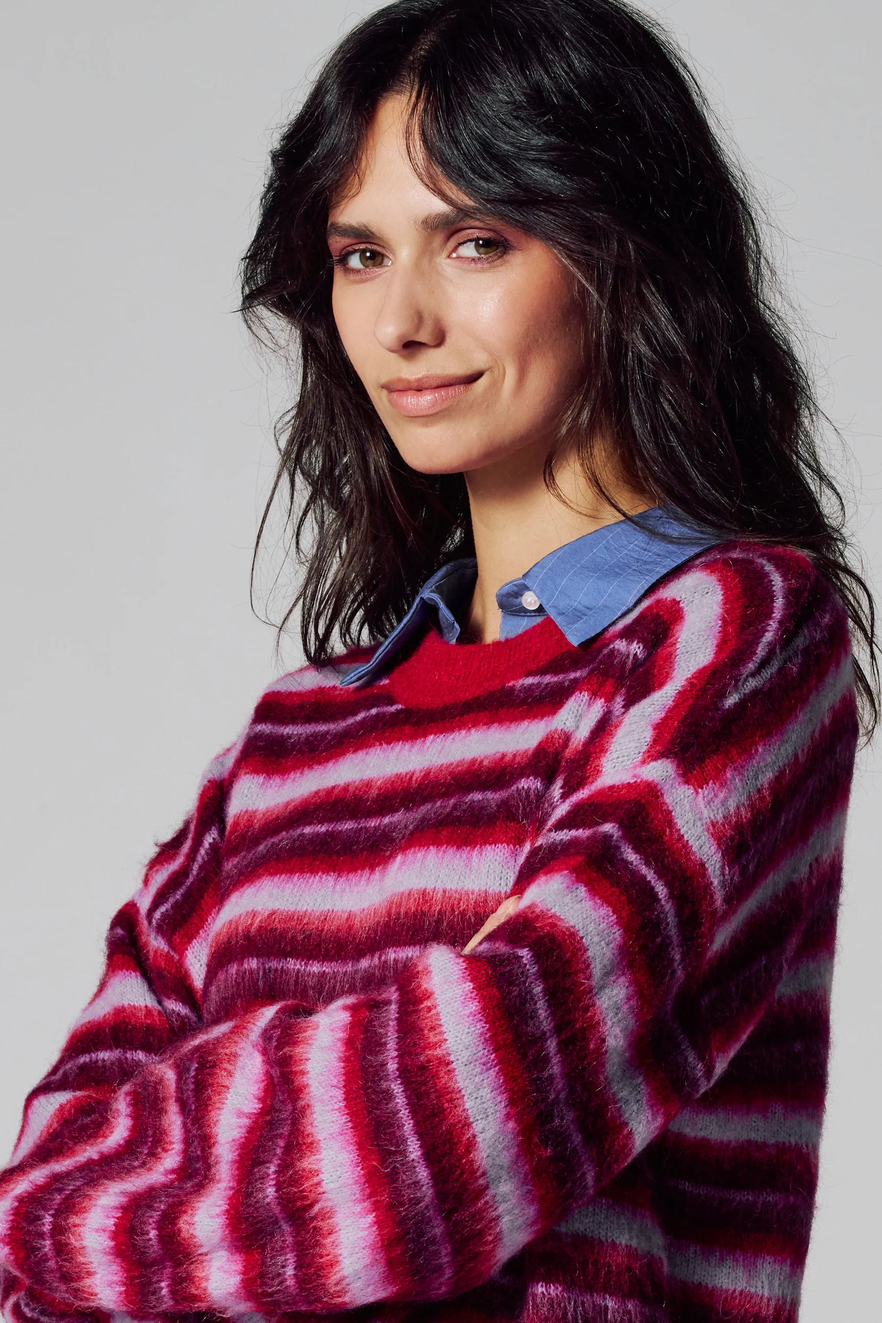 Pull met ronde hals - multicolor - Image 4