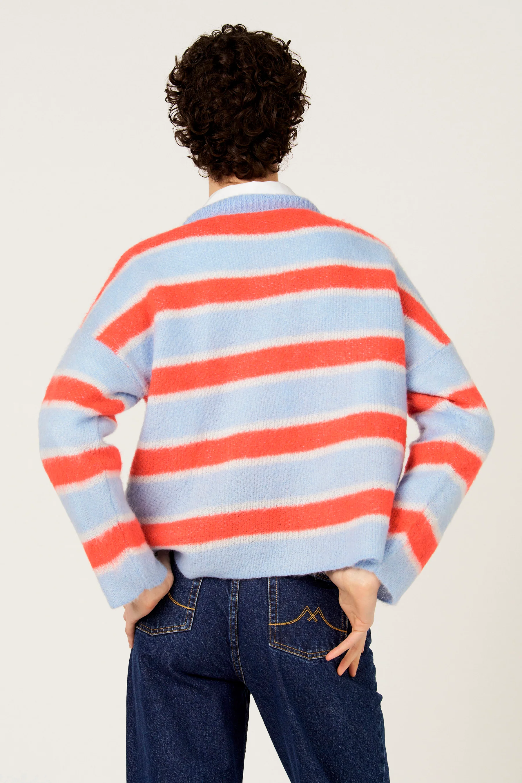 Pull met ronde hals - multicolor - Image 3